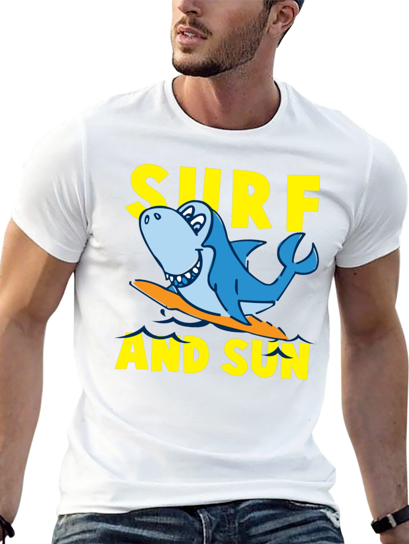 Surf and Sun Shark Graphic T-Shirt