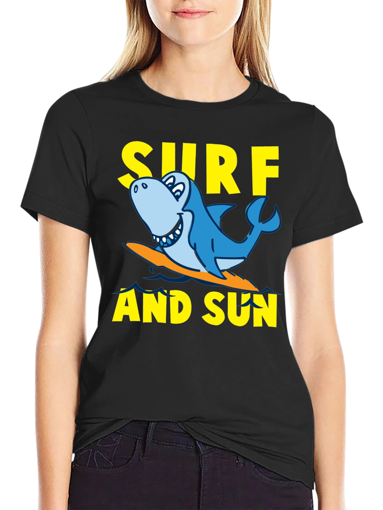 Surf and Sun Shark Graphic T-Shirt