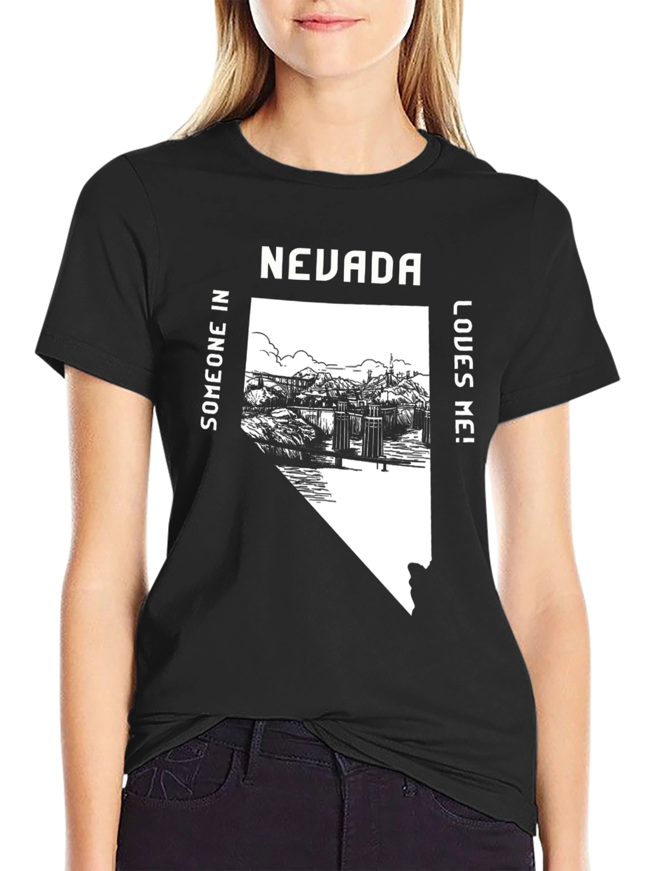 Nevada State Pride T-Shirt - Someone Loves Me!
