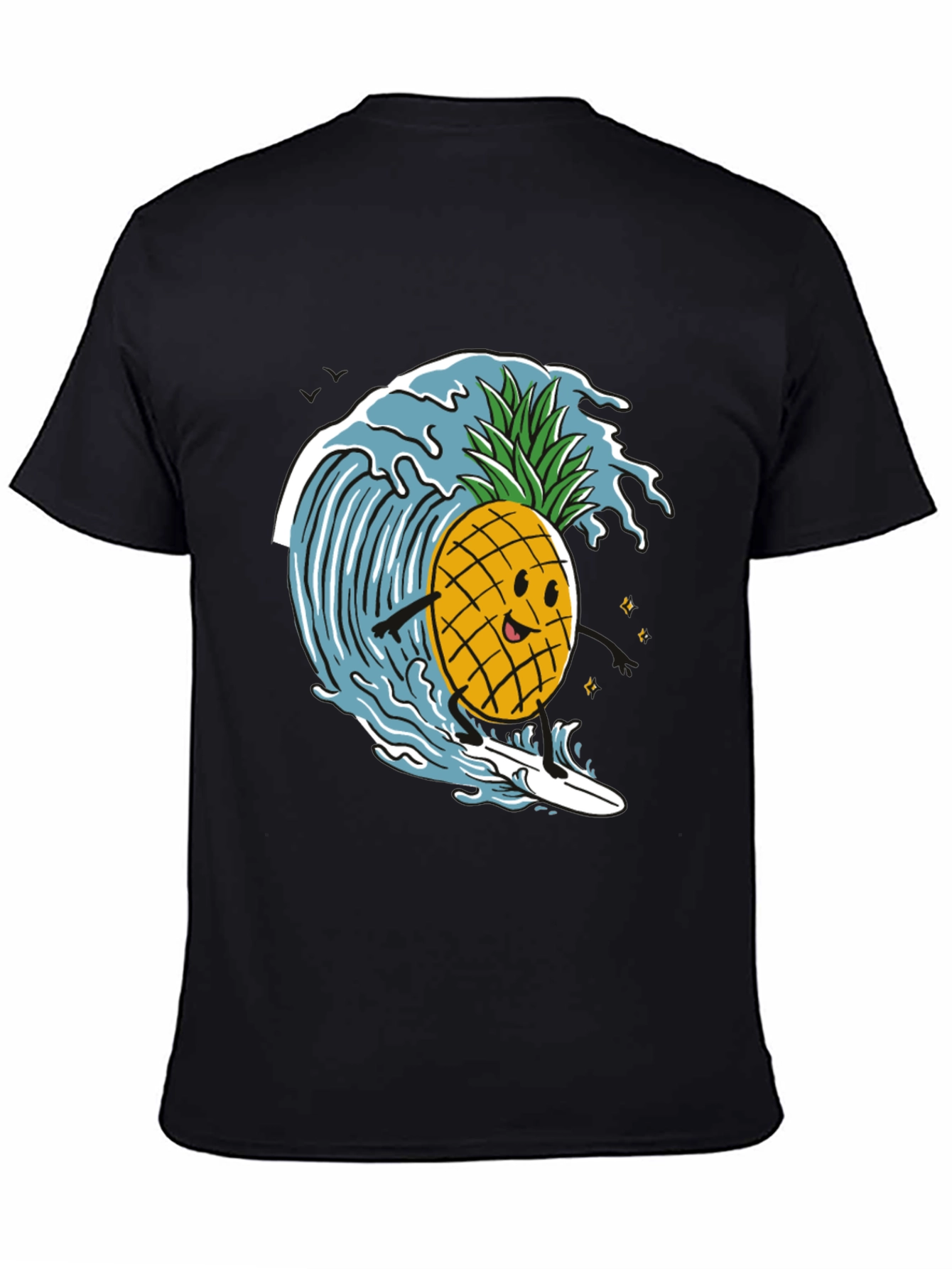 Surfing Pineapple T-Shirt - Fun Summer Tee