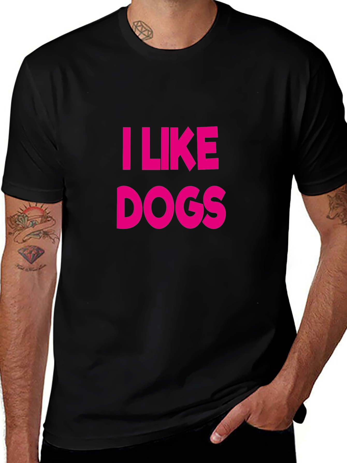 I Like Dogs Graphic Tee