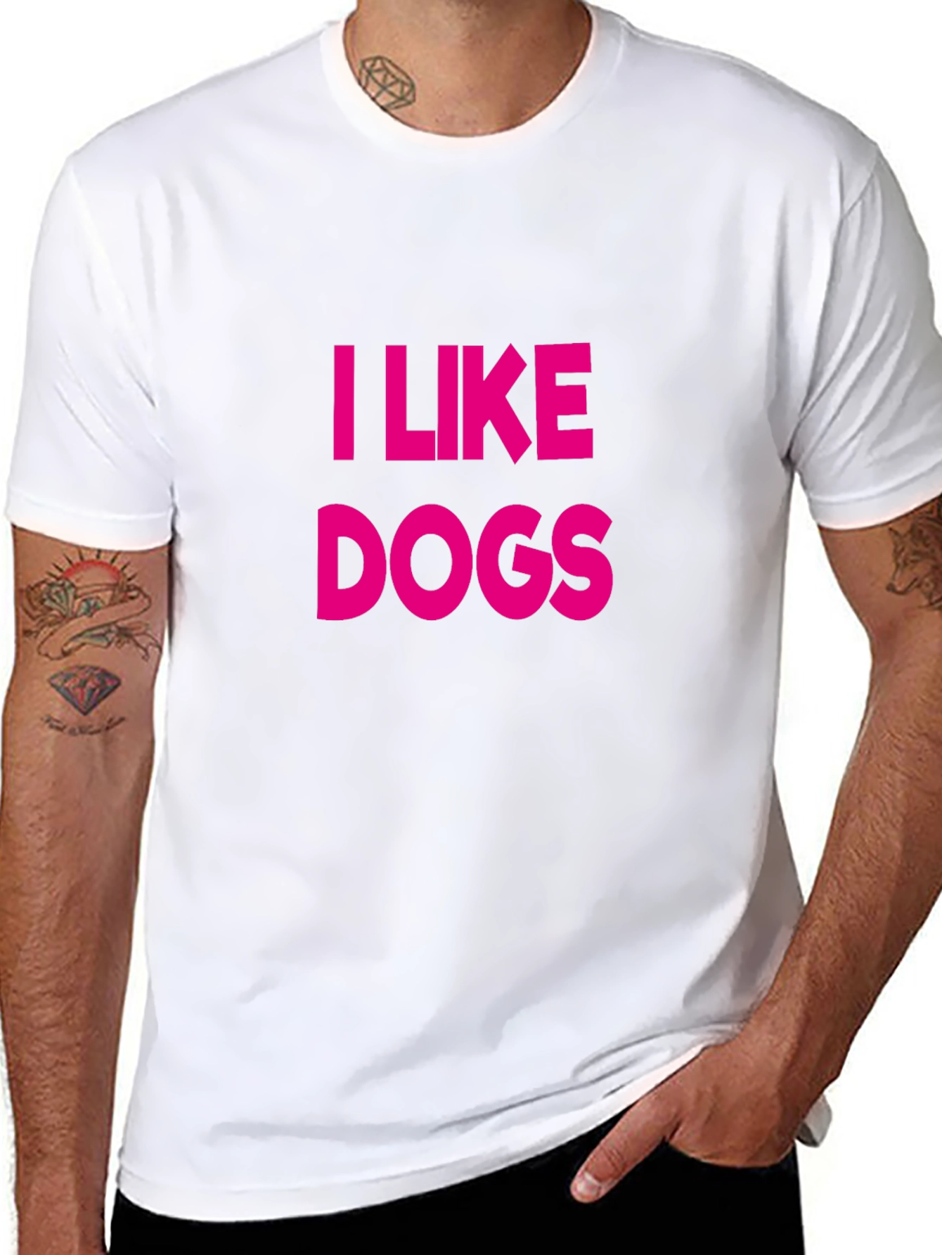 I Like Dogs Graphic Tee