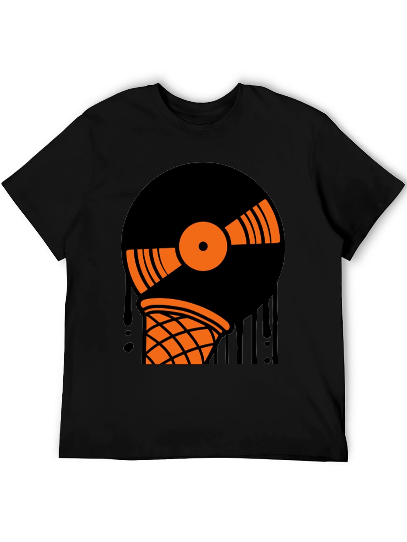Vinyl Record Ice Cream T-Shirt