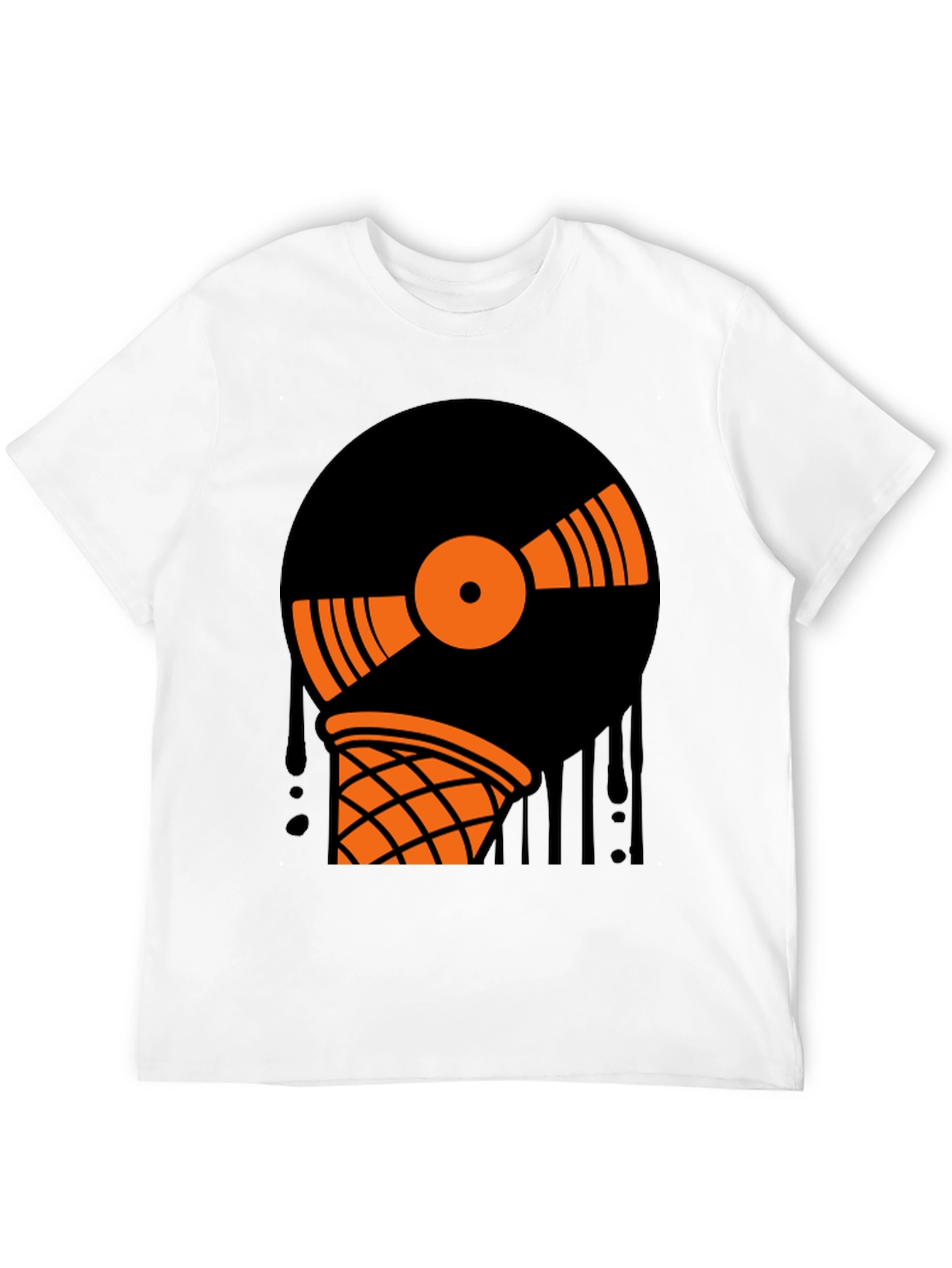 Vinyl Record Ice Cream T-Shirt