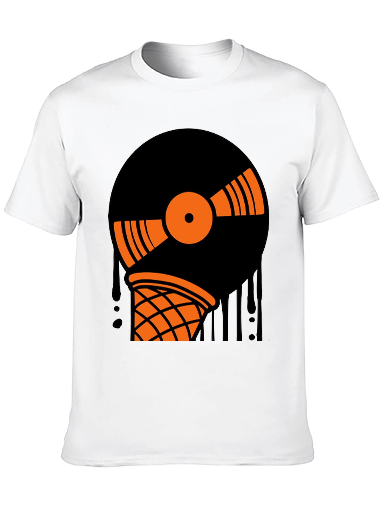 Vinyl Record Ice Cream T-Shirt