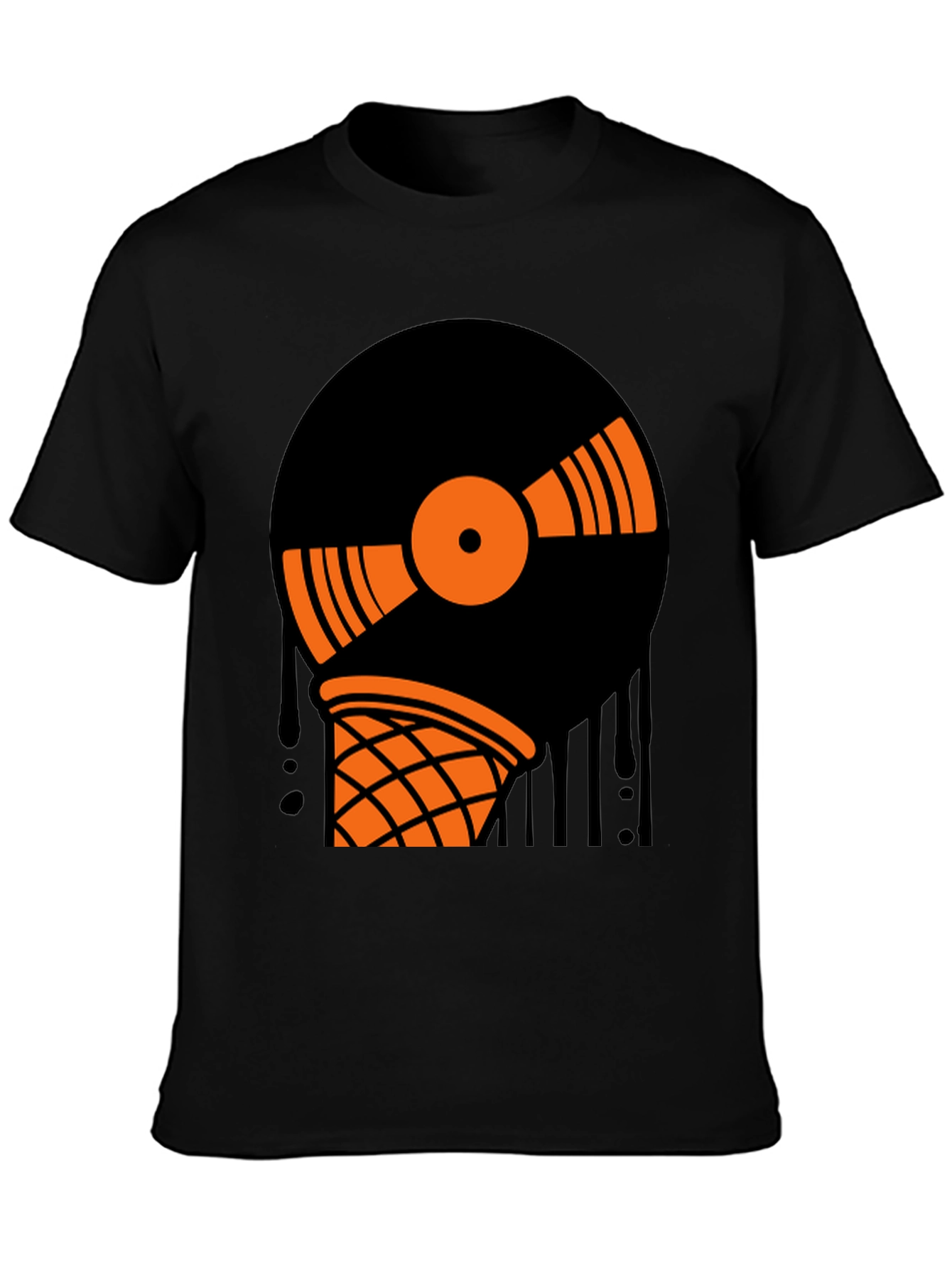 Vinyl Record Ice Cream T-Shirt