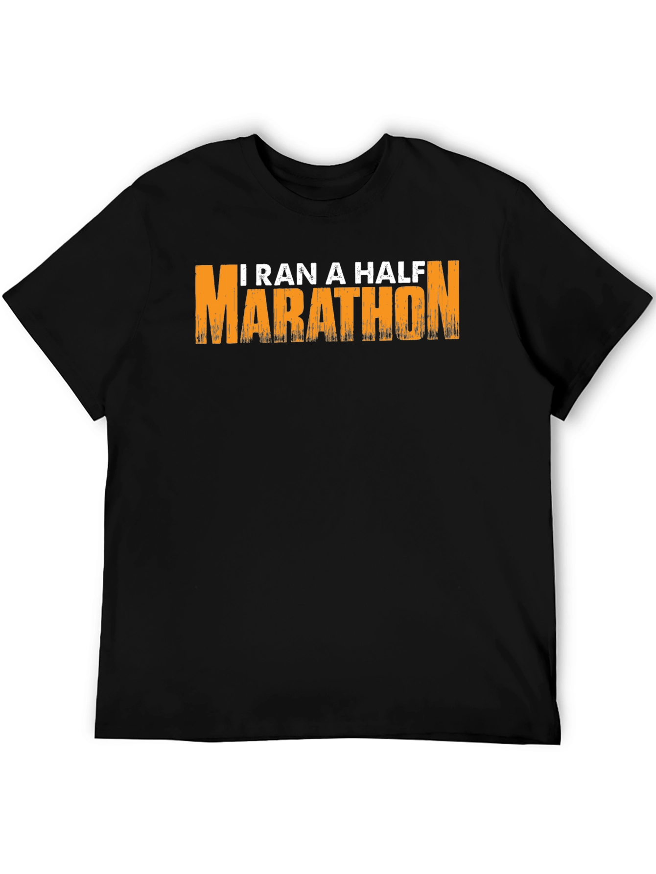I Ran A Half Marathon T-Shirt - Black