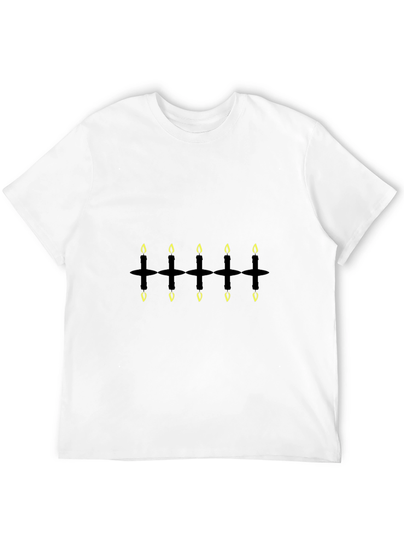 Candle Cross Graphic Tee - Dark
