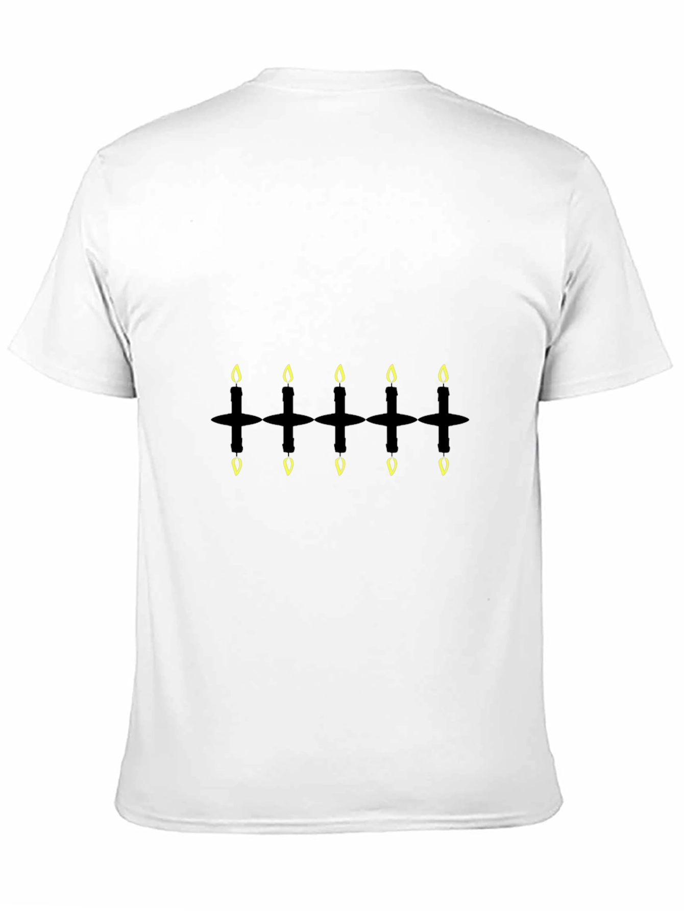 Candle Cross Graphic Tee - Dark