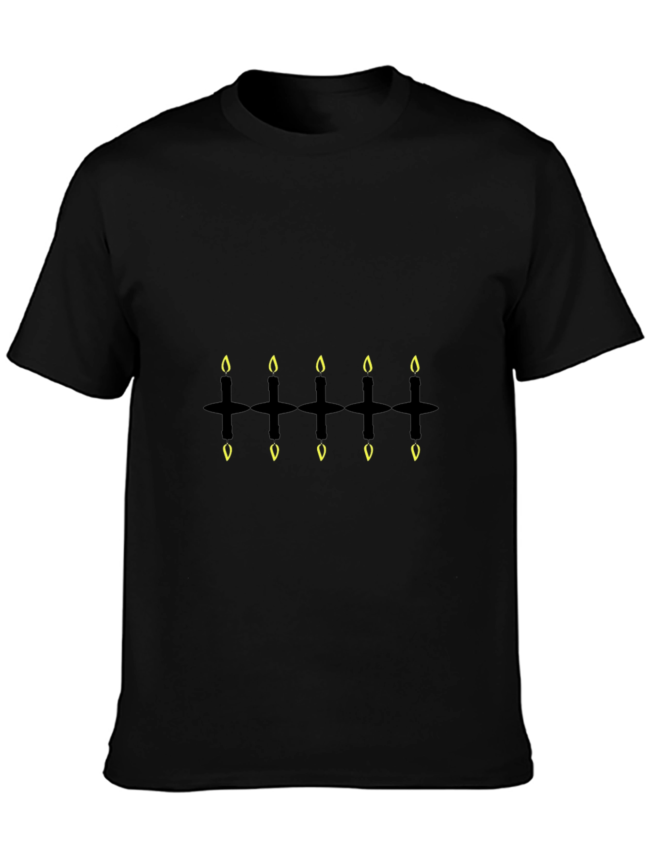 Candle Cross Graphic Tee - Dark