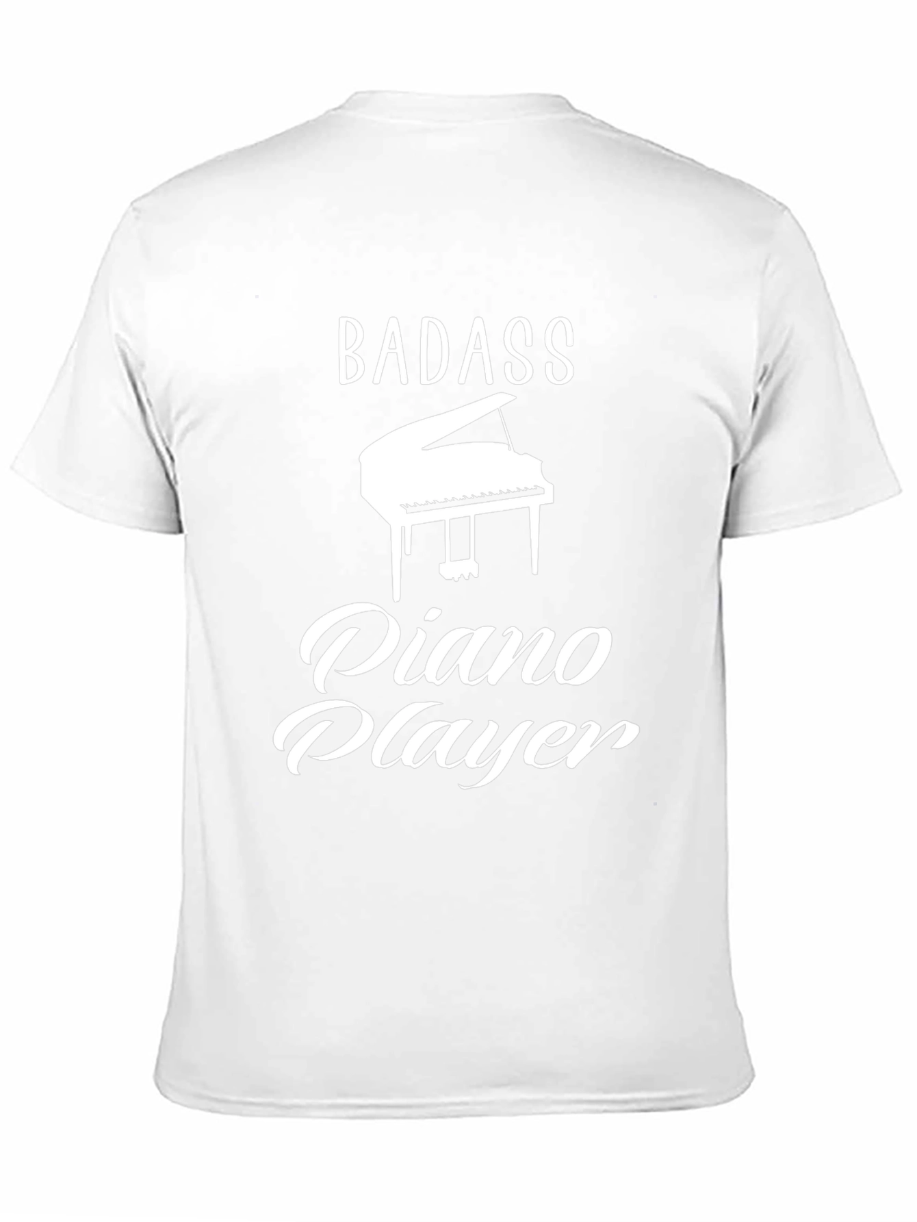 Badass Piano Player T-Shirt - Musician Graphic Tee