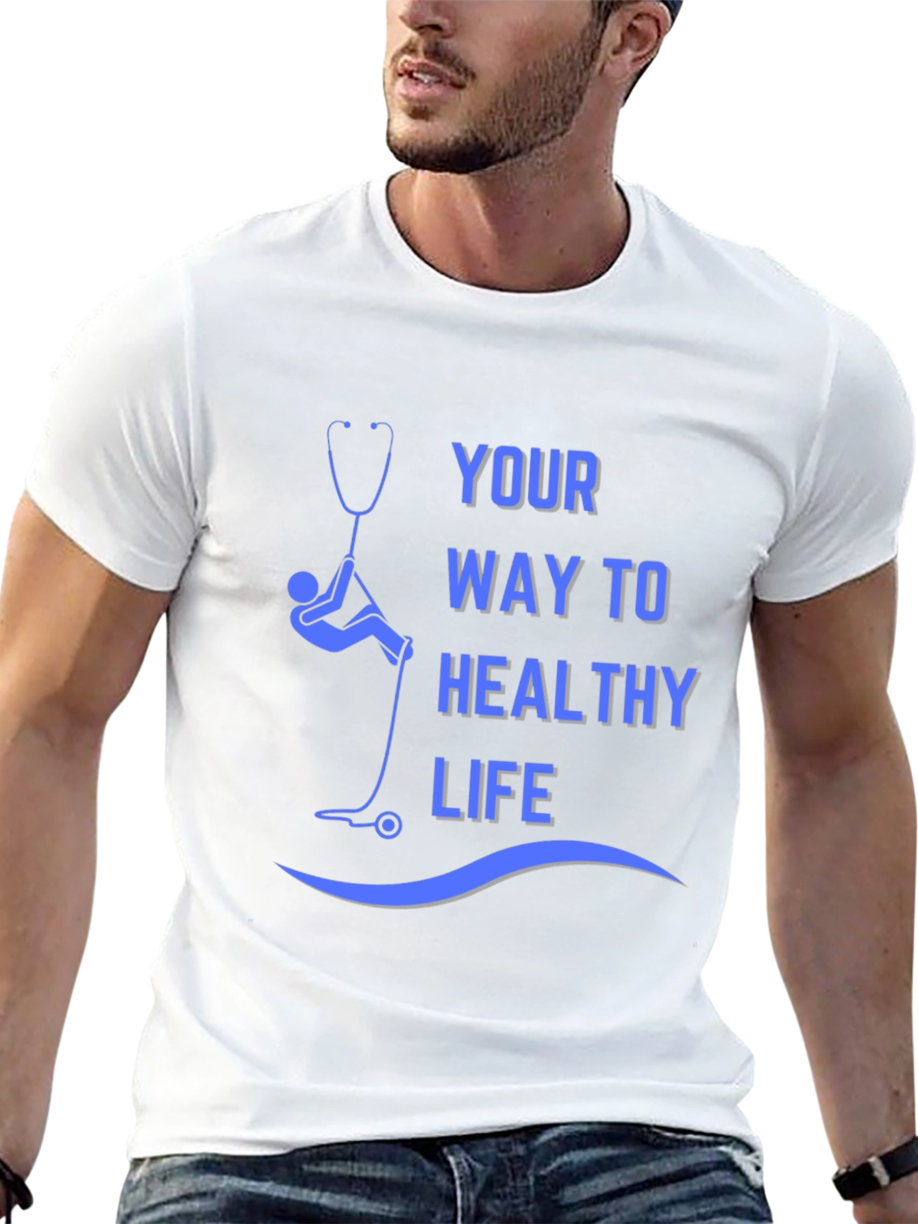 Healthy Life Graphic T-Shirt