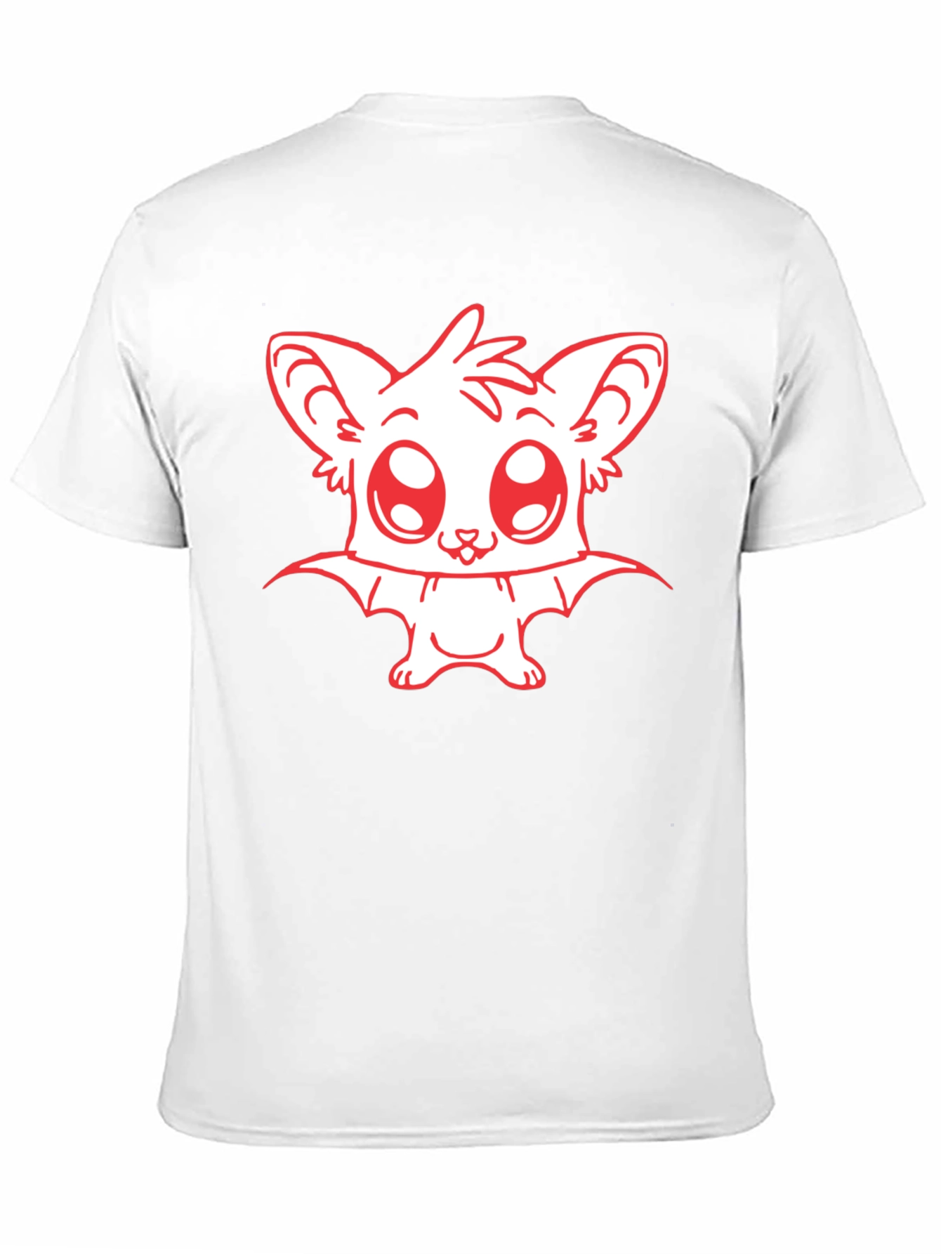 Cute Bat Graphic Tee - Black Unisex T-Shirt