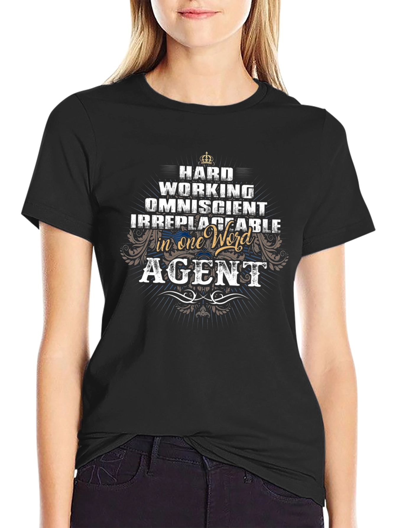 Hard Working Agent Graphic Tee