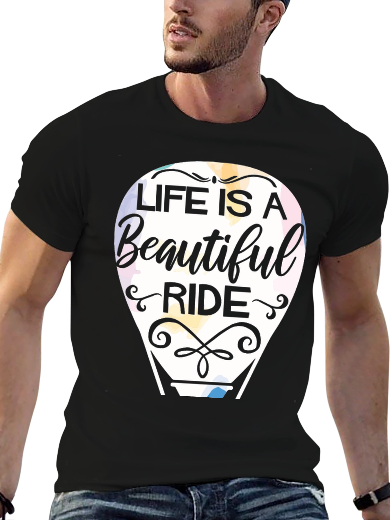 Life Is A Beautiful Ride Graphic T-Shirt