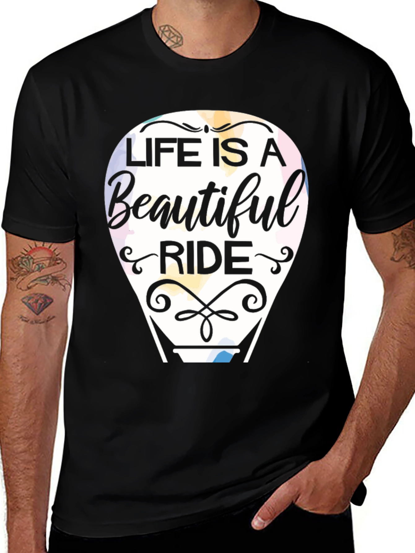 Life Is A Beautiful Ride Graphic T-Shirt