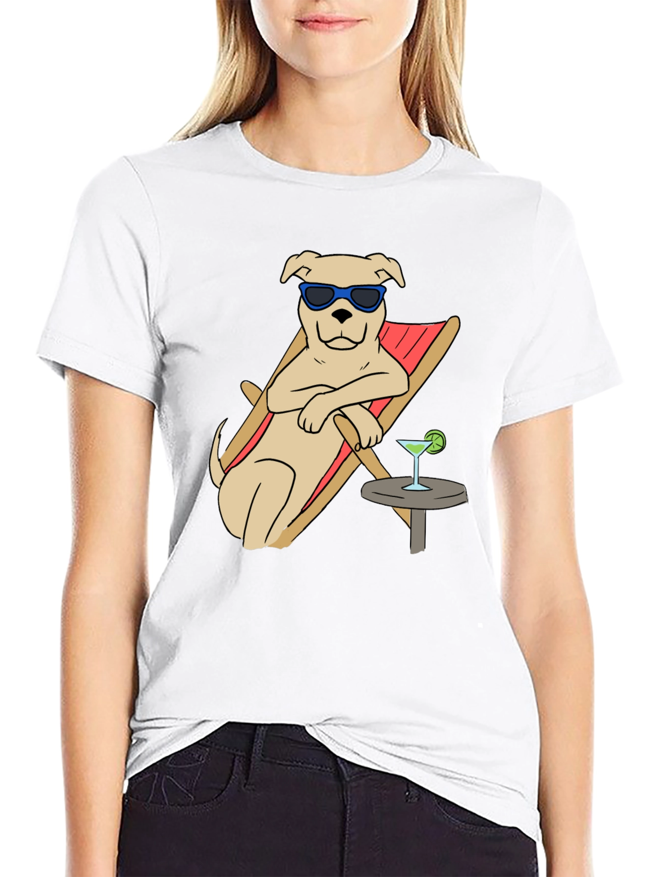 Chill Dog Graphic Tee - Relaxed Summer Vibes