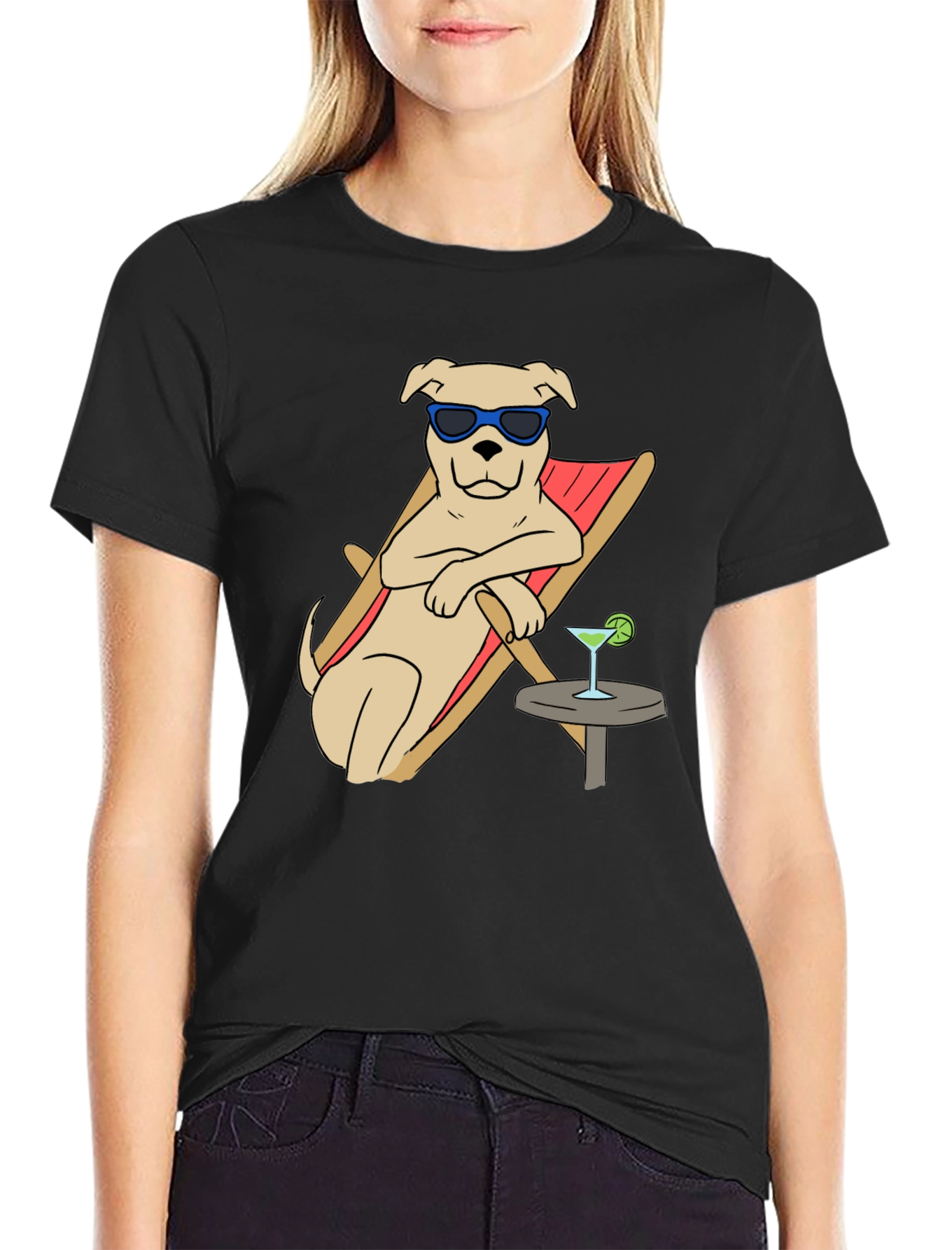Chill Dog Graphic Tee - Relaxed Summer Vibes