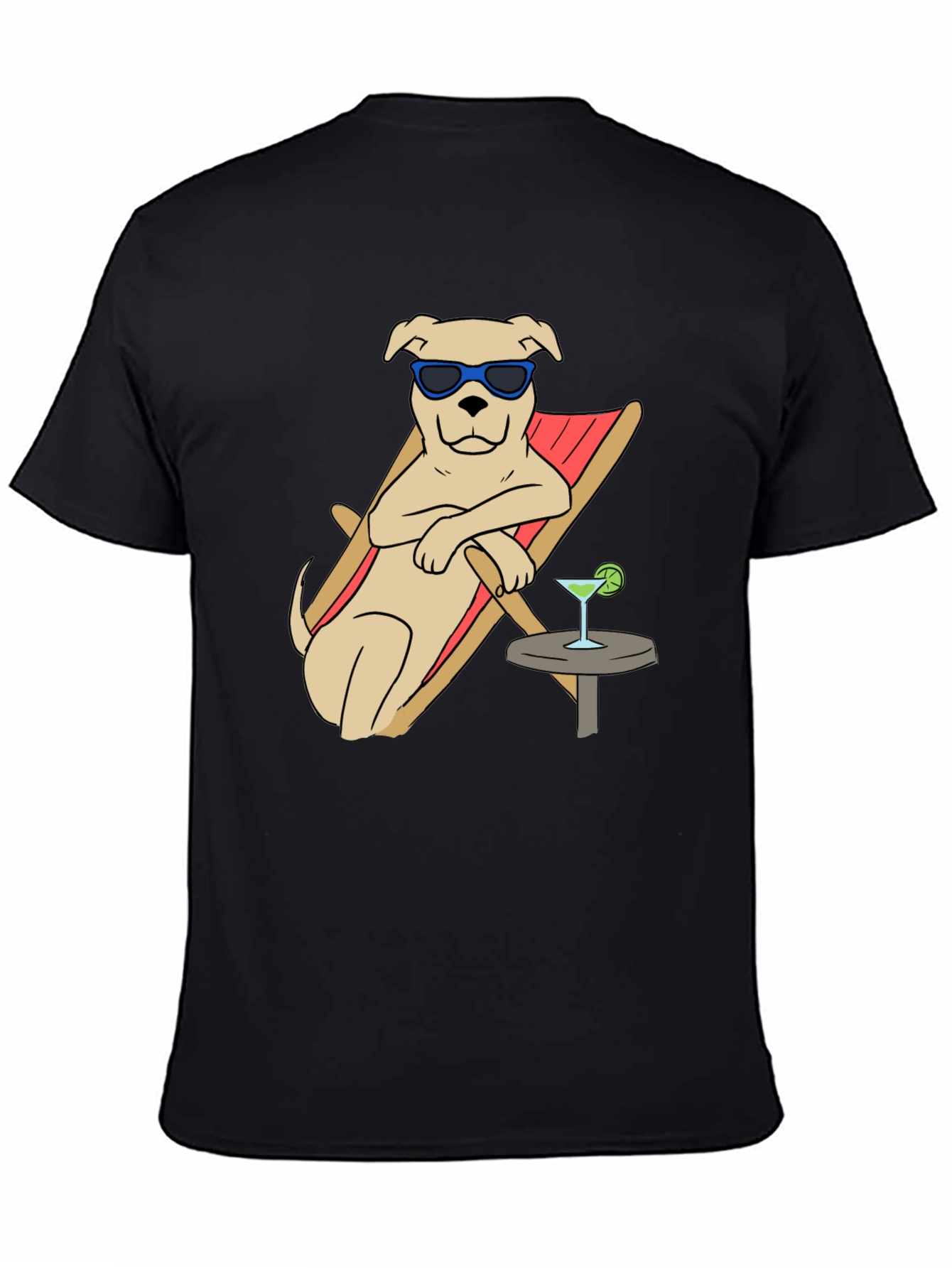 Chill Dog Graphic Tee - Relaxed Summer Vibes