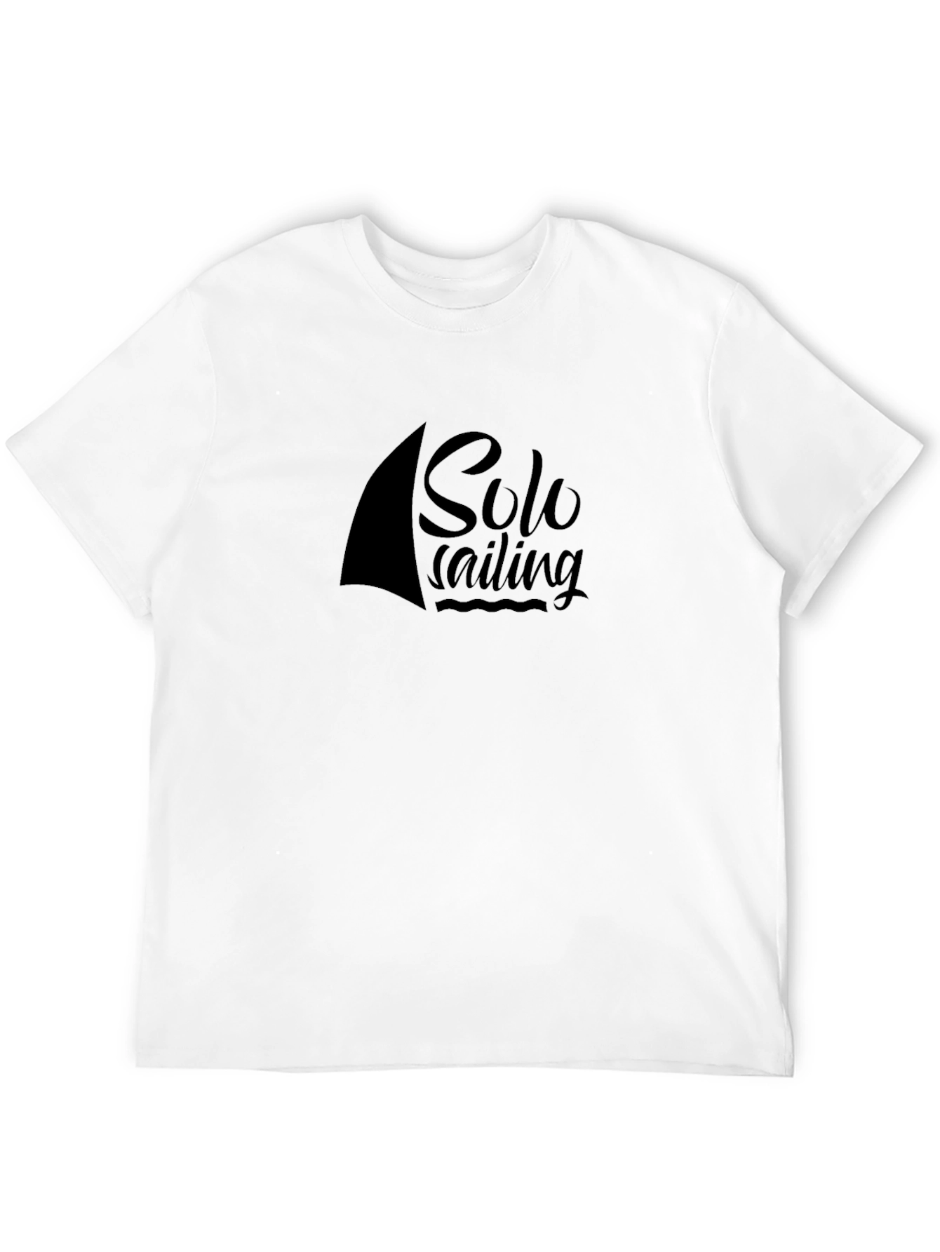 Solo Sailing Black Graphic Tee
