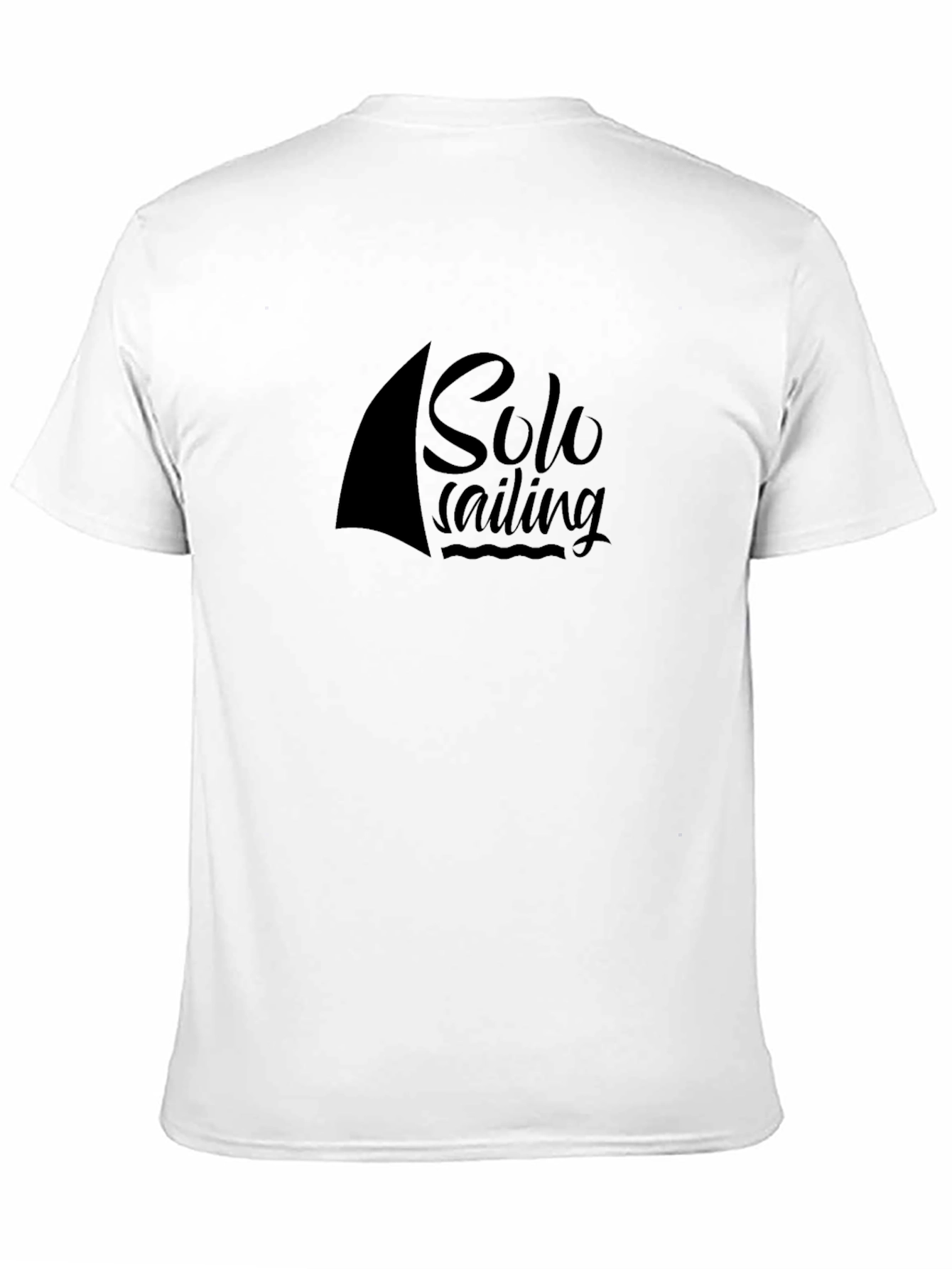 Solo Sailing Black Graphic Tee