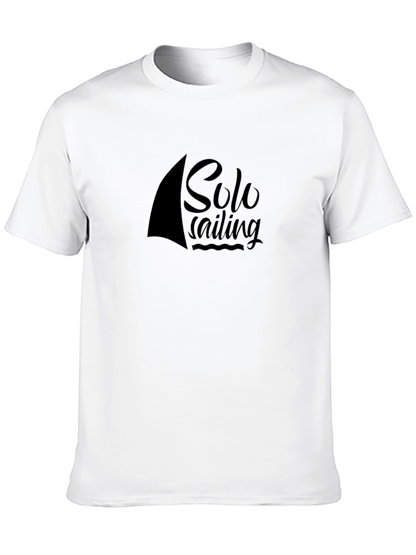 Solo Sailing Black Graphic Tee