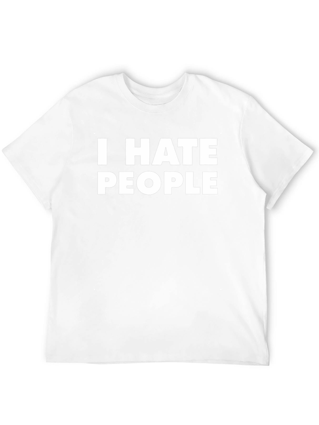 I Hate People Graphic Tee - Anti-Social Comfort