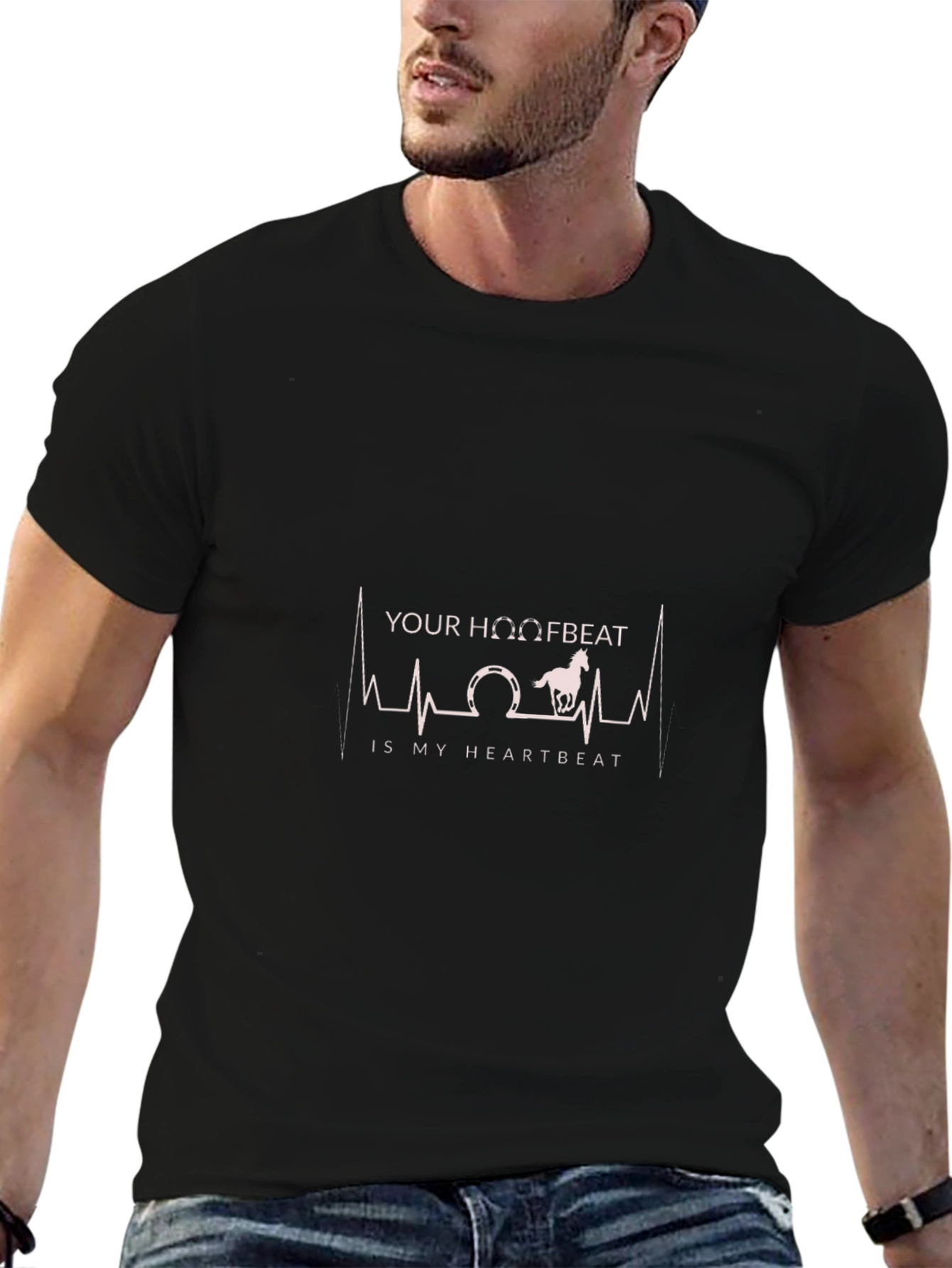 Hoofbeat Heartbeat Graphic T-Shirt