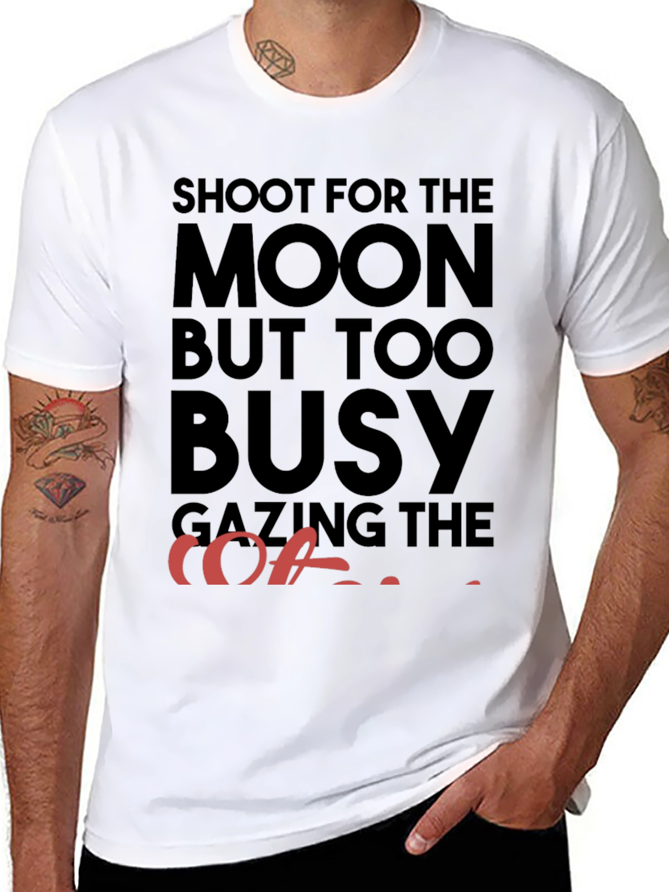 Shoot For The Moon Graphic T-Shirt