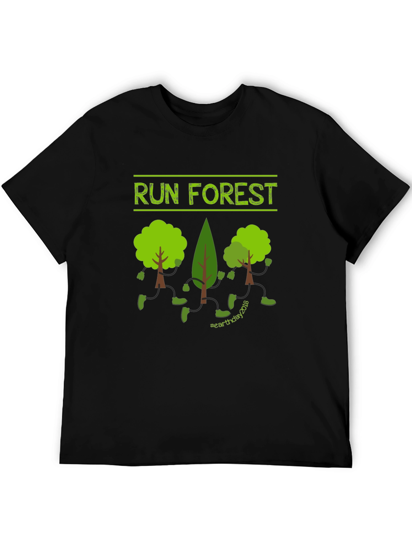 Run Forest T-Shirt - Earth Day Tee