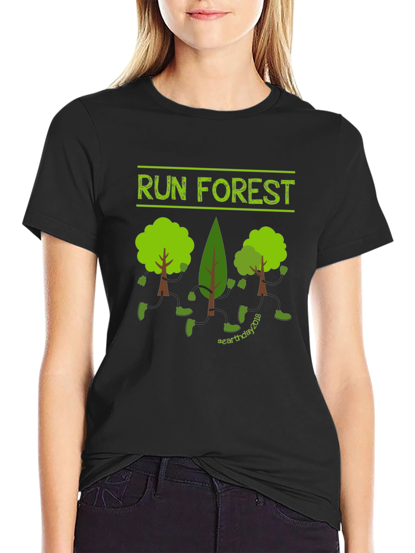 Run Forest T-Shirt - Earth Day Tee