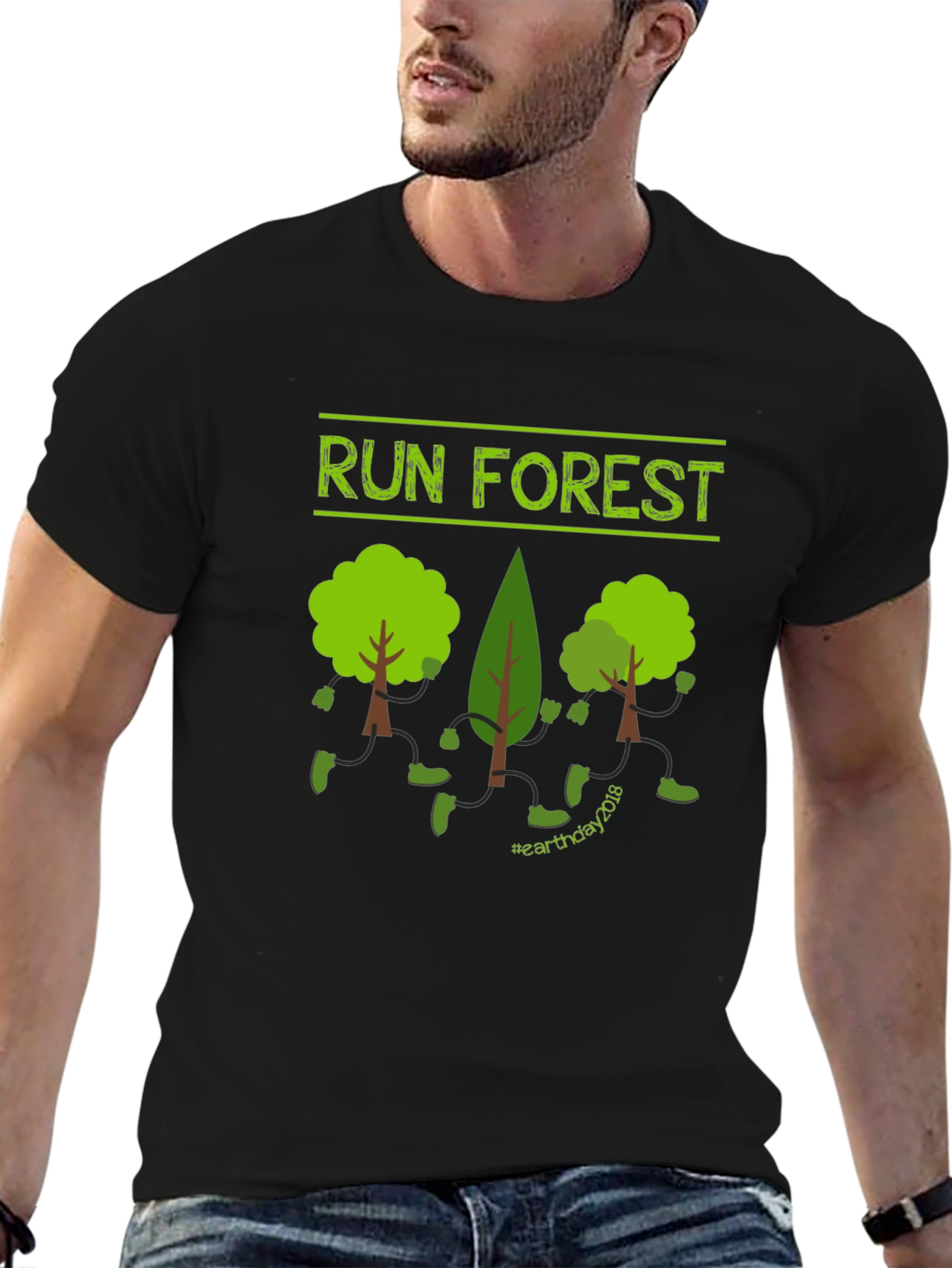 Run Forest T-Shirt - Earth Day Tee