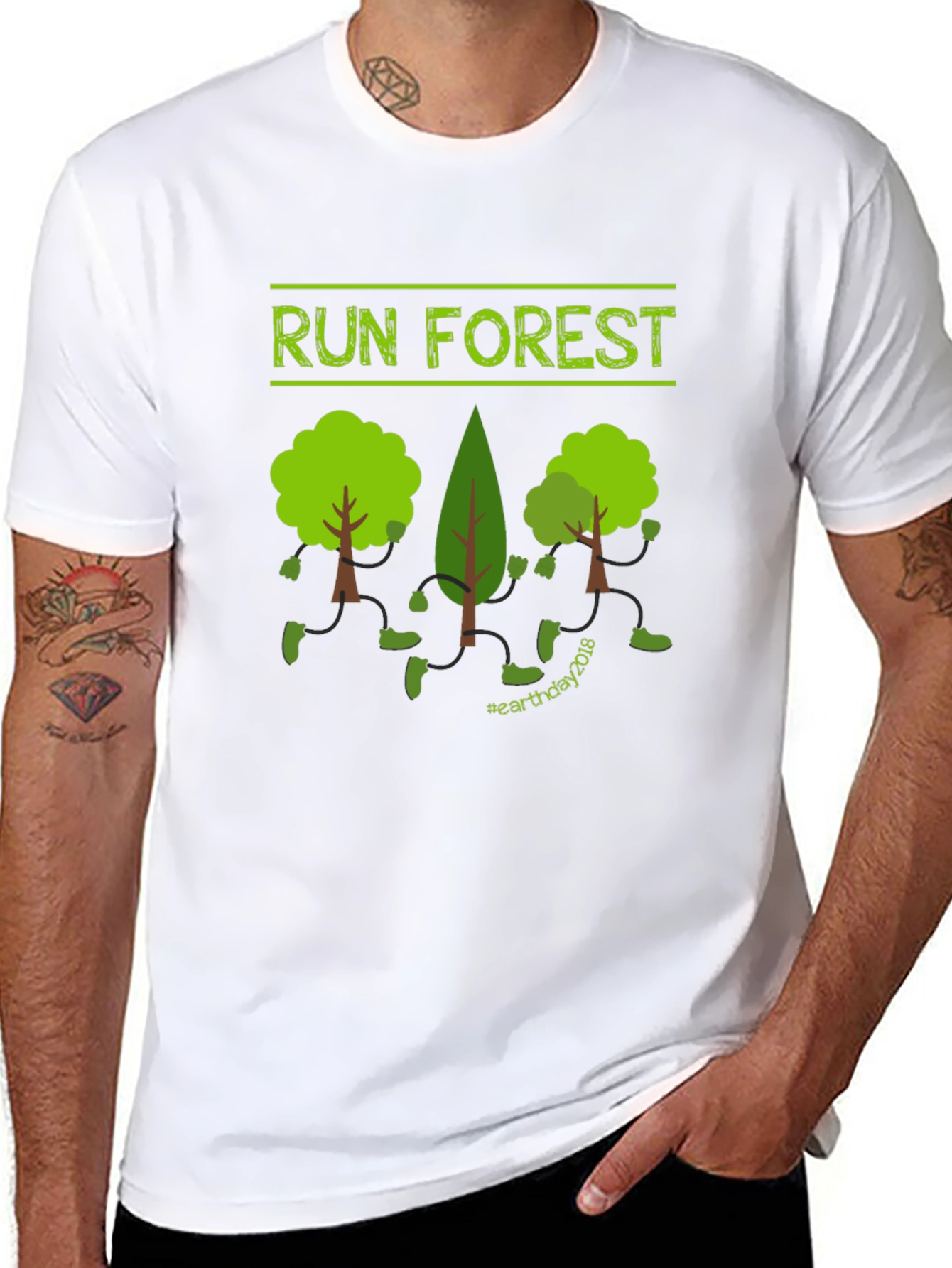 Run Forest T-Shirt - Earth Day Tee