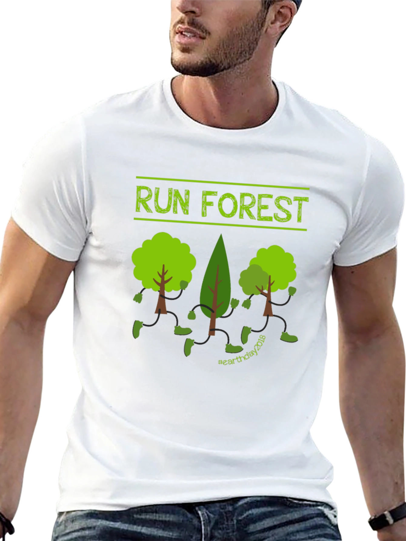 Run Forest T-Shirt - Earth Day Tee