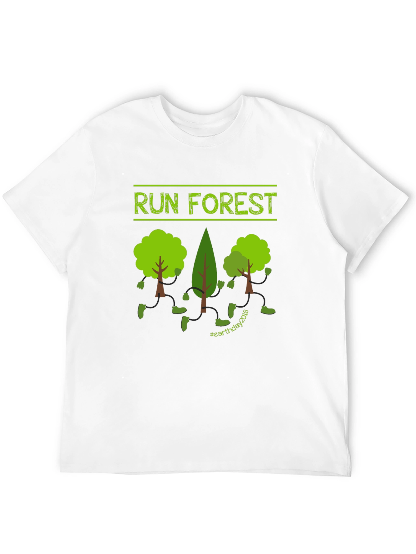 Run Forest T-Shirt - Earth Day Tee