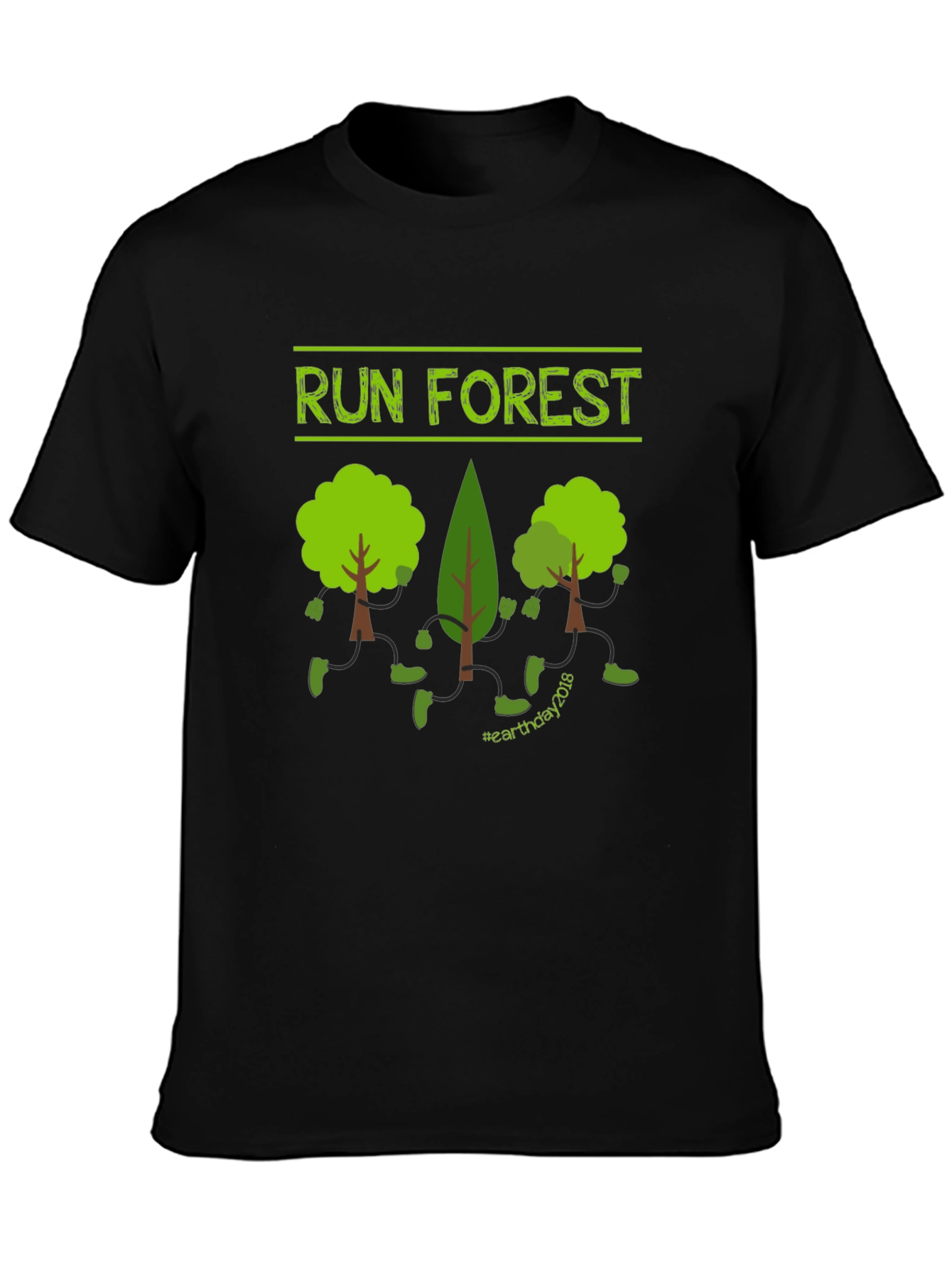 Run Forest T-Shirt - Earth Day Tee