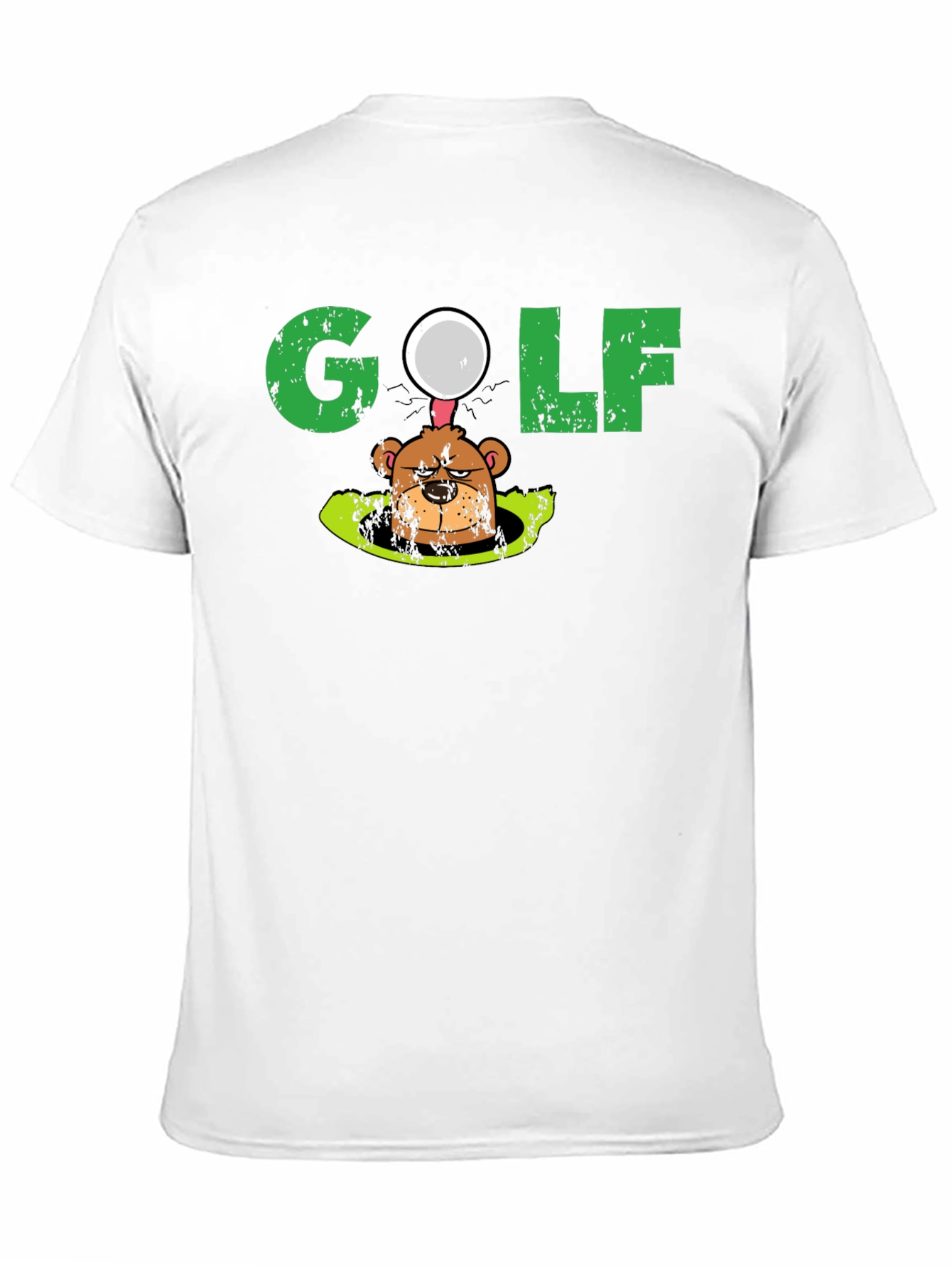 Golf Mole Graphic Tee - Funny Golfing T-Shirt