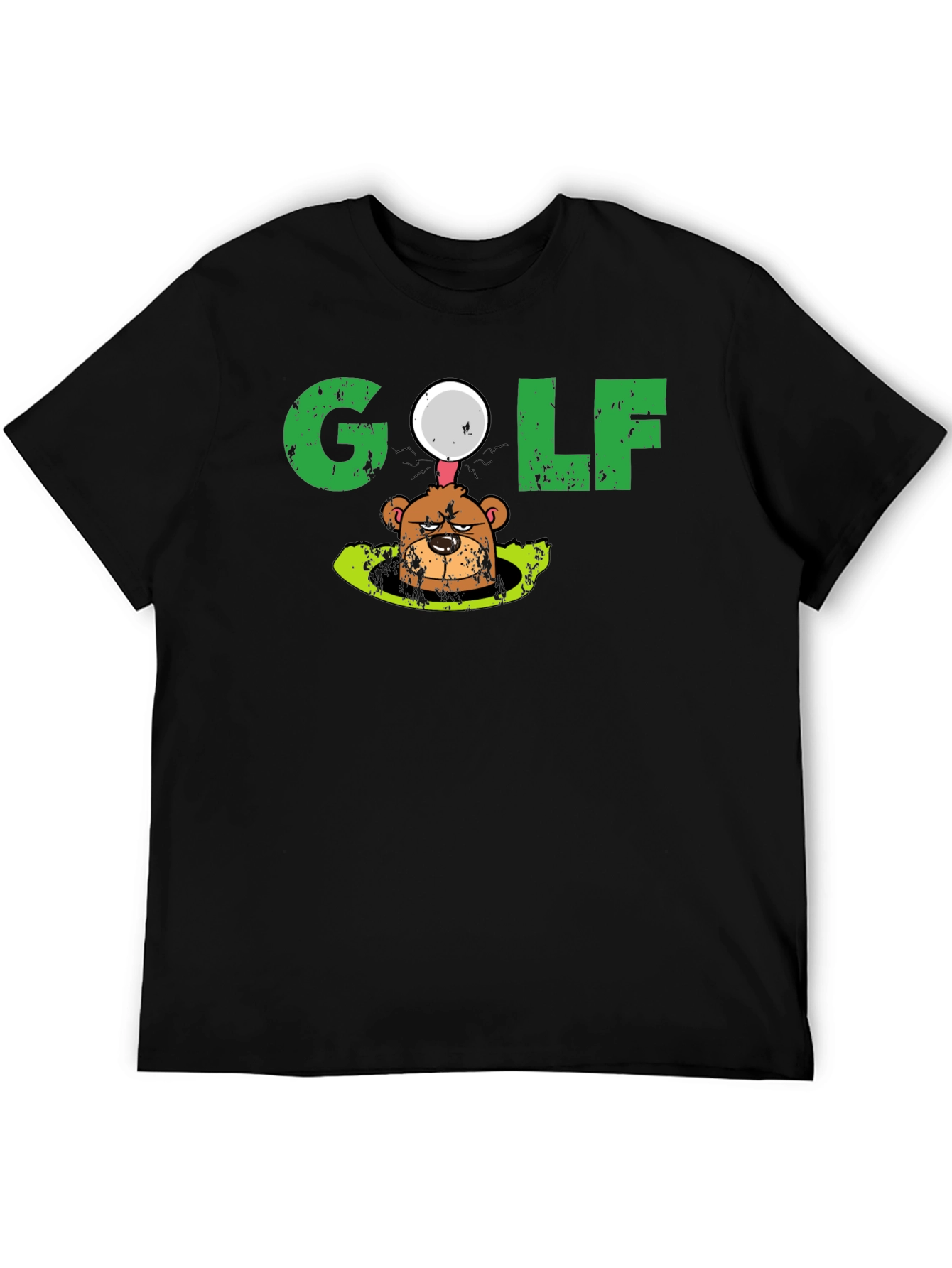 Golf Mole Graphic Tee - Funny Golfing T-Shirt