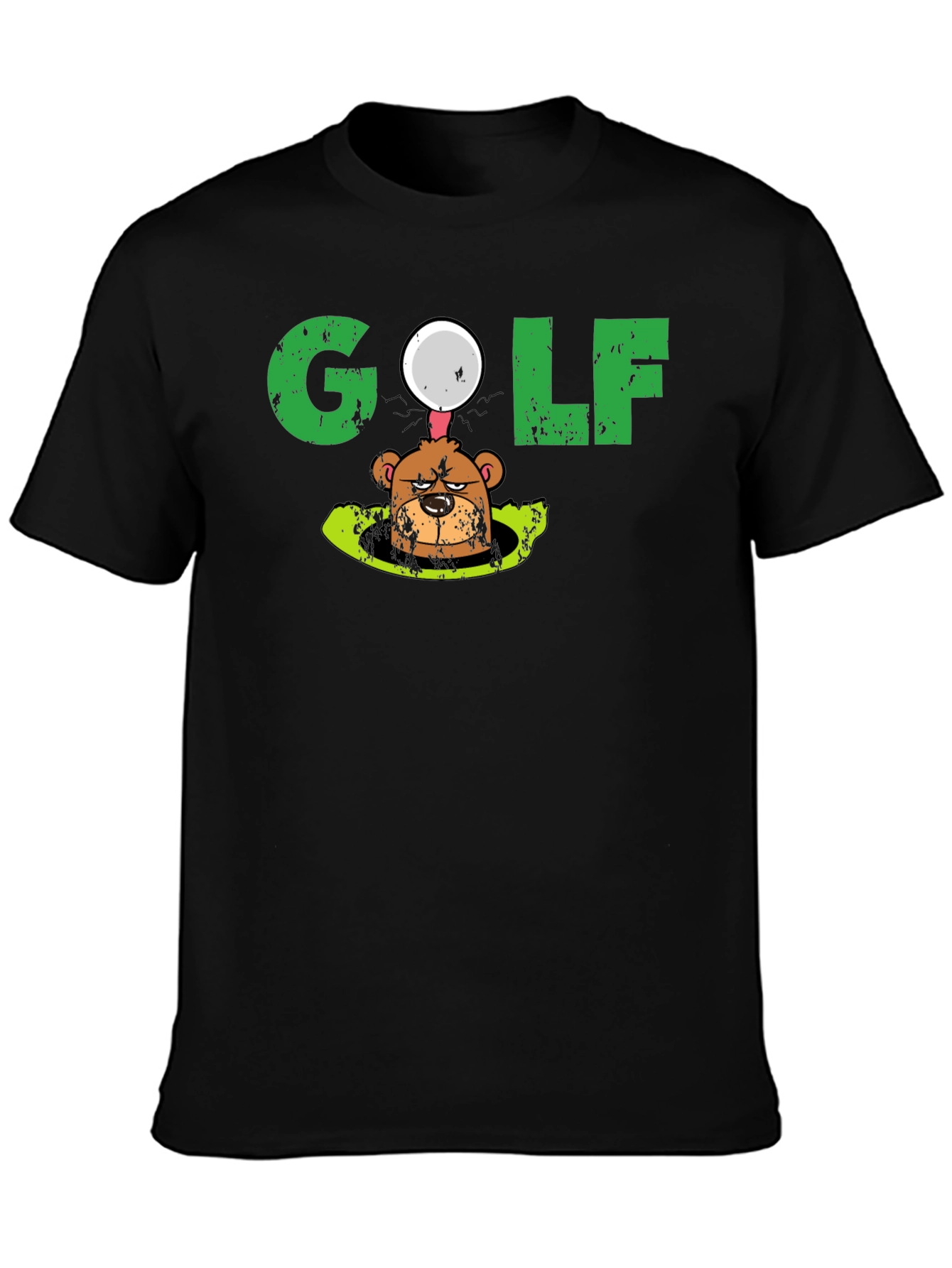 Golf Mole Graphic Tee - Funny Golfing T-Shirt