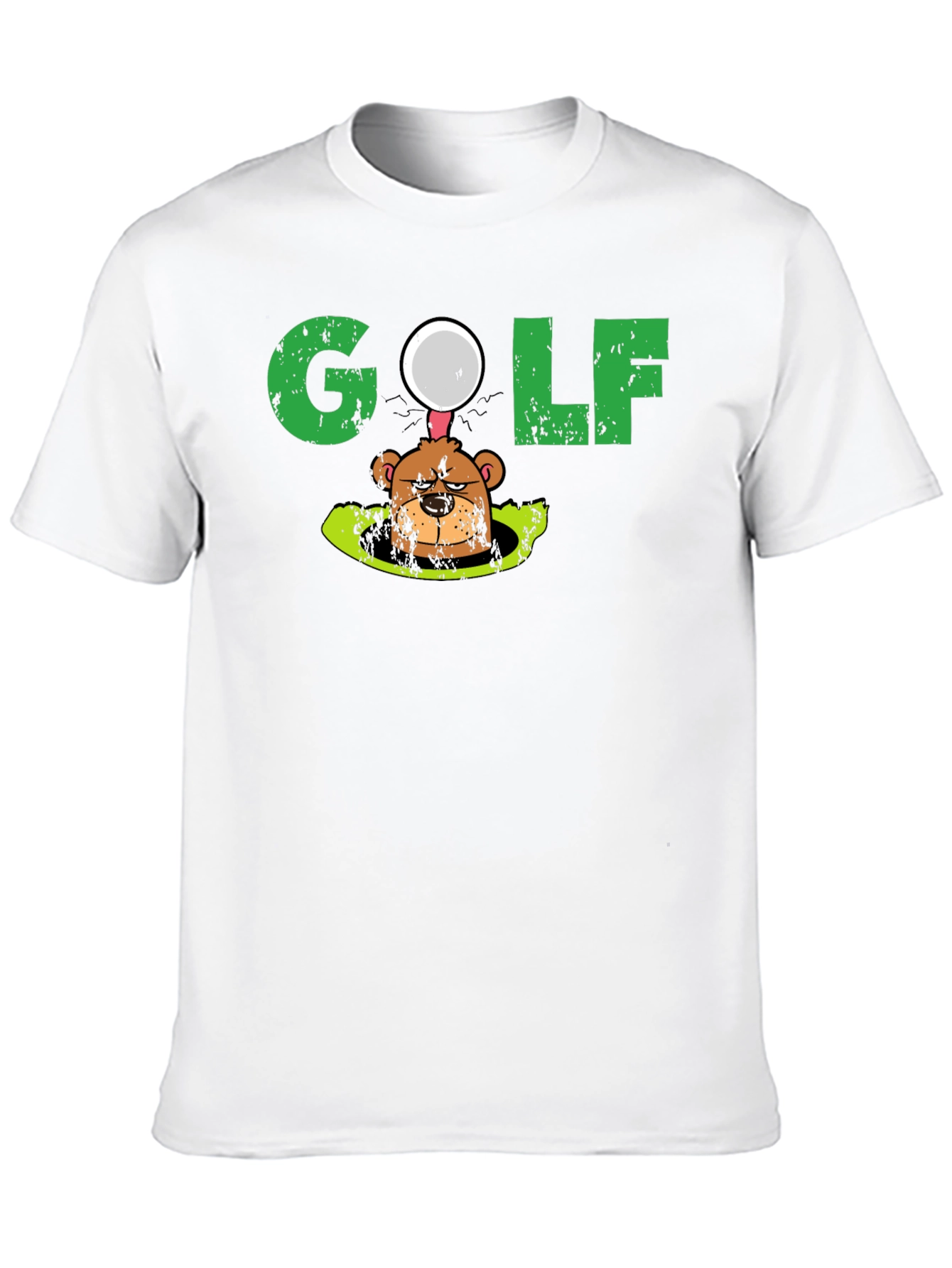 Golf Mole Graphic Tee - Funny Golfing T-Shirt