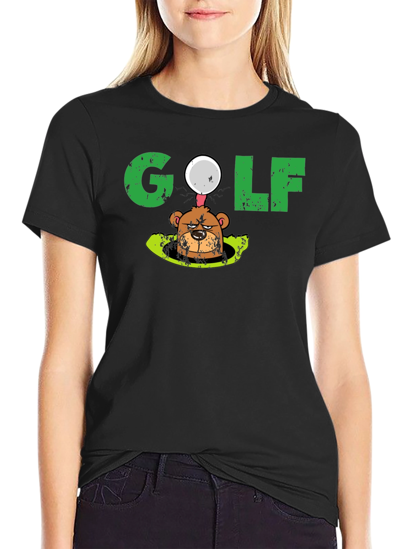Golf Mole Graphic Tee - Funny Golfing T-Shirt