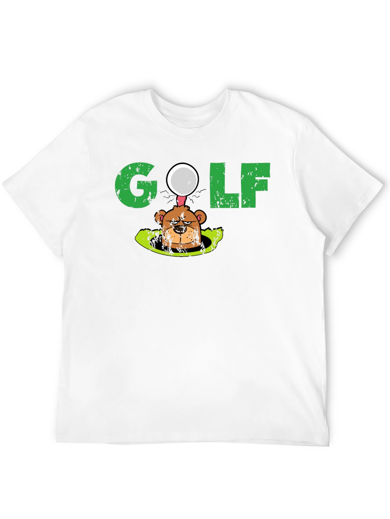 Golf Mole Graphic Tee - Funny Golfing T-Shirt