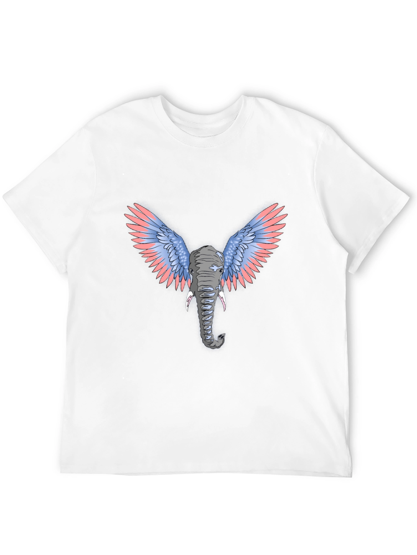 Elephant With Wings Graphic Tee - Unique Design