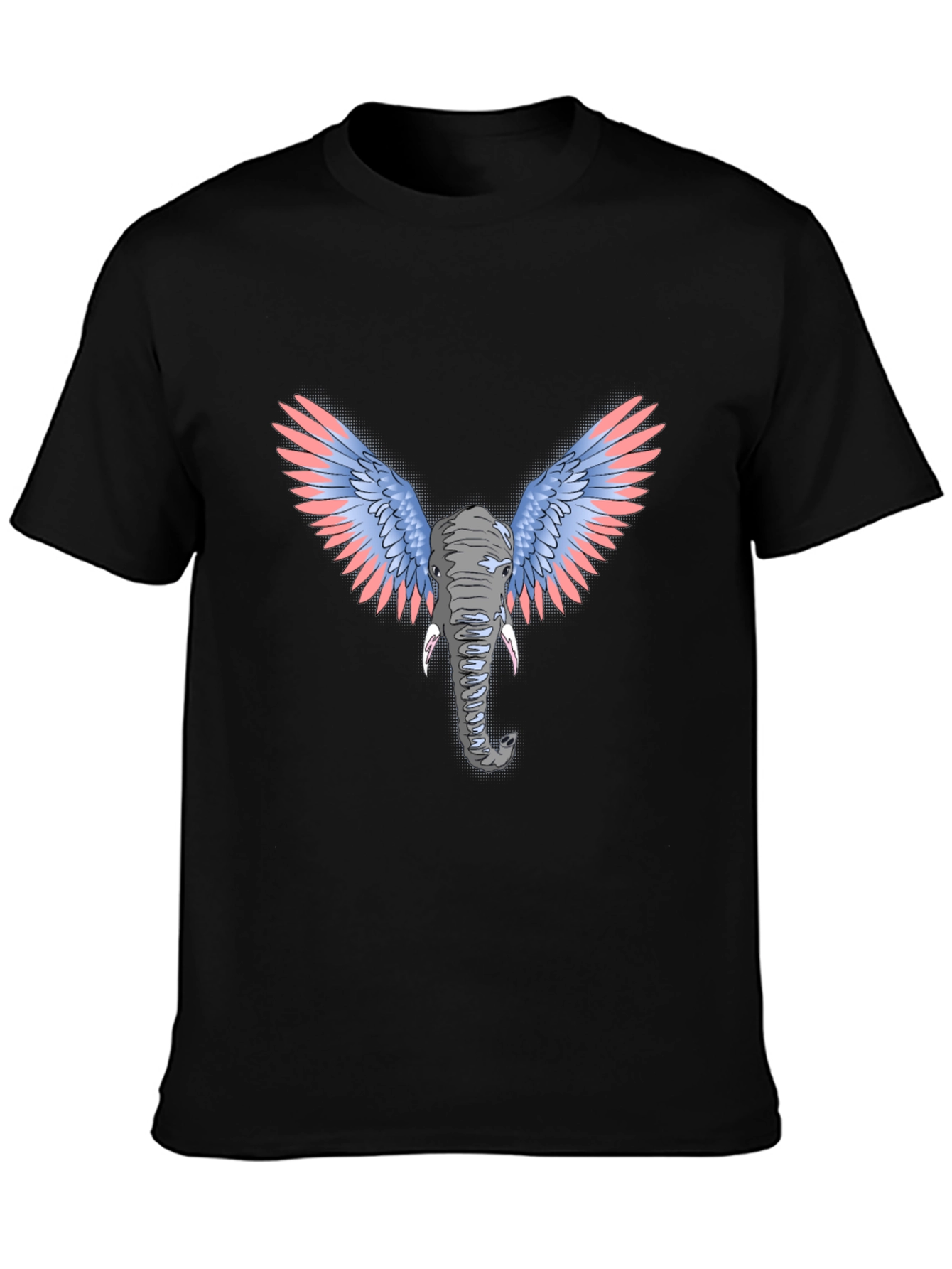 Elephant With Wings Graphic Tee - Unique Design