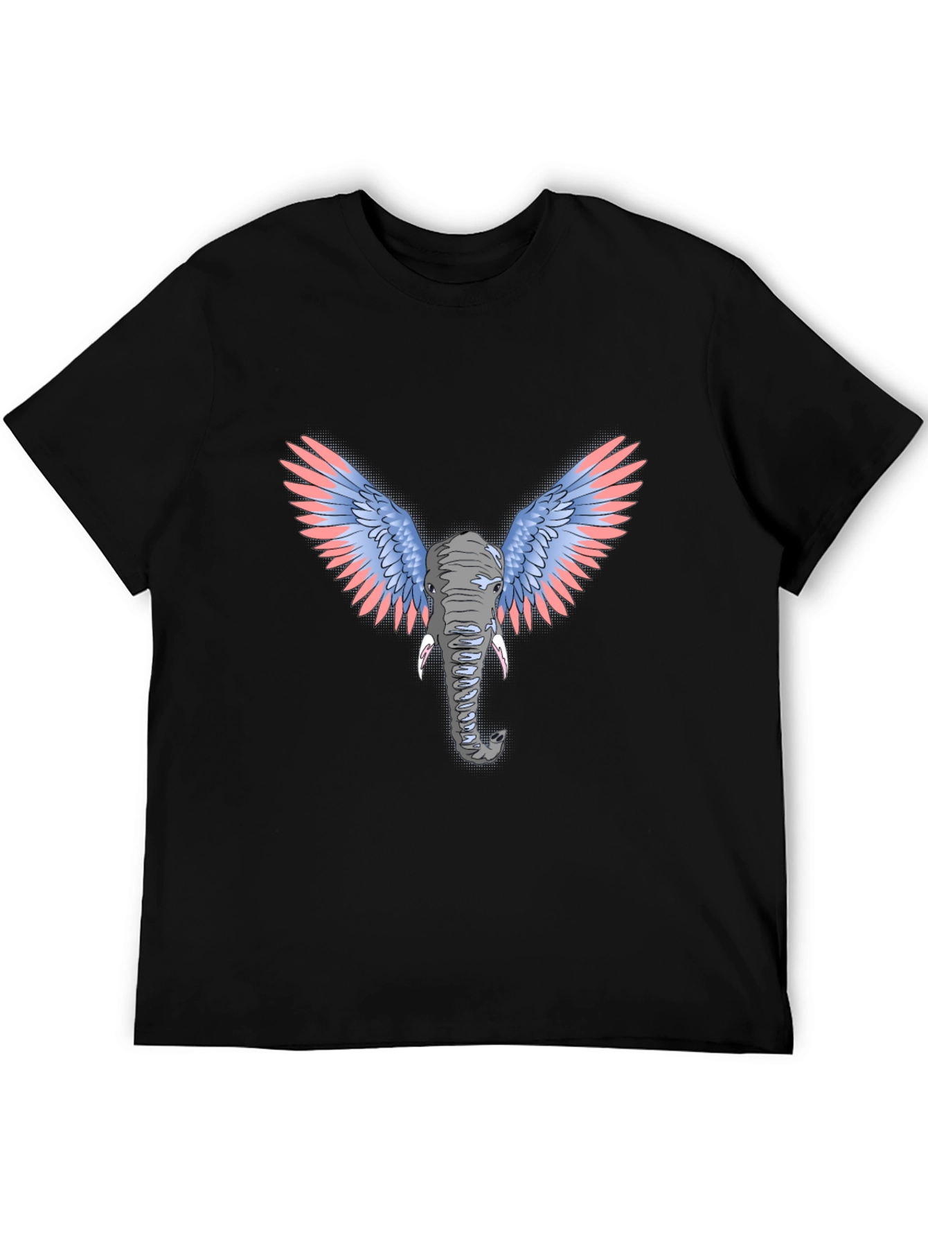 Elephant With Wings Graphic Tee - Unique Design