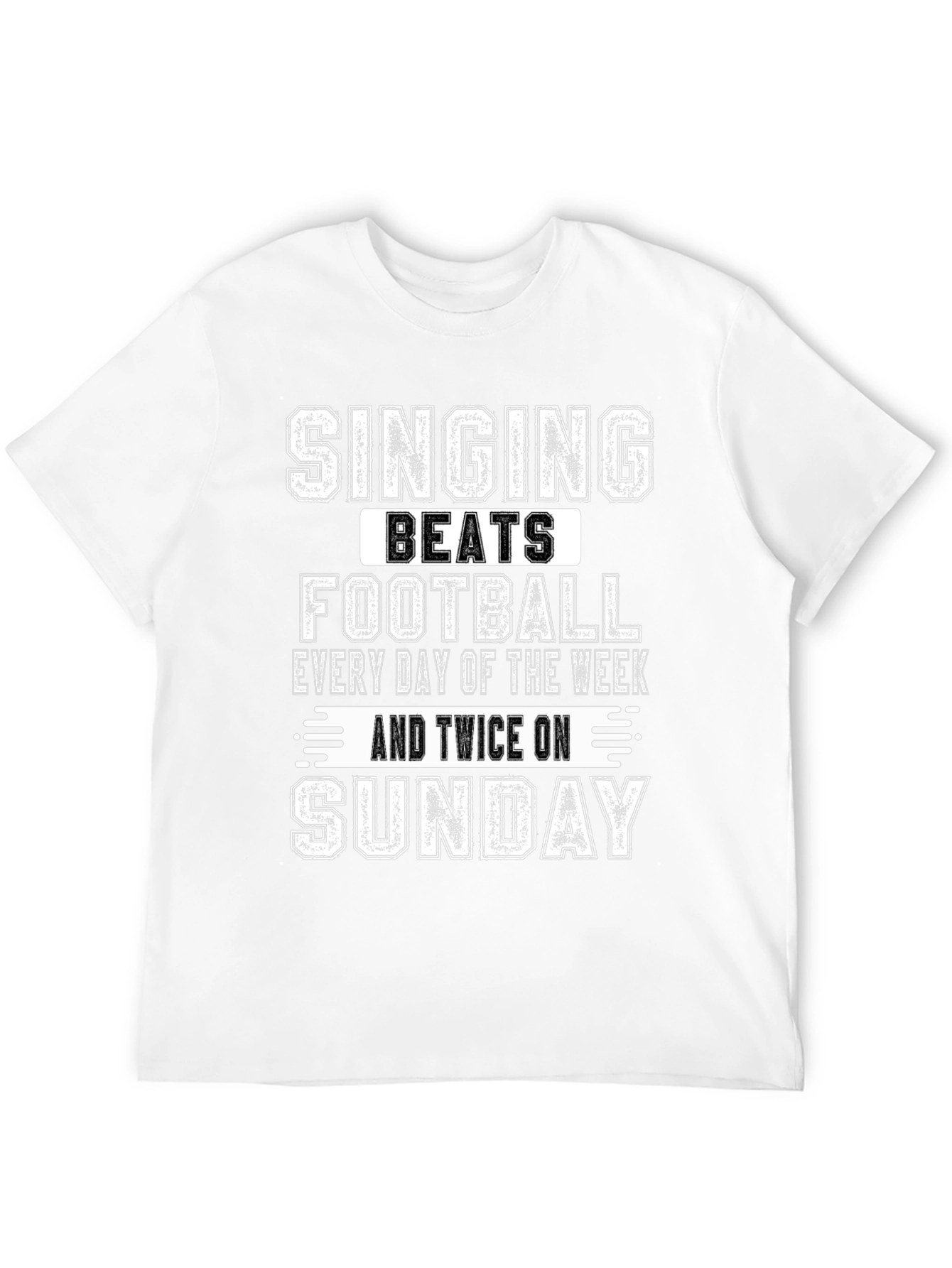 Singing Beats Football Graphic Tee