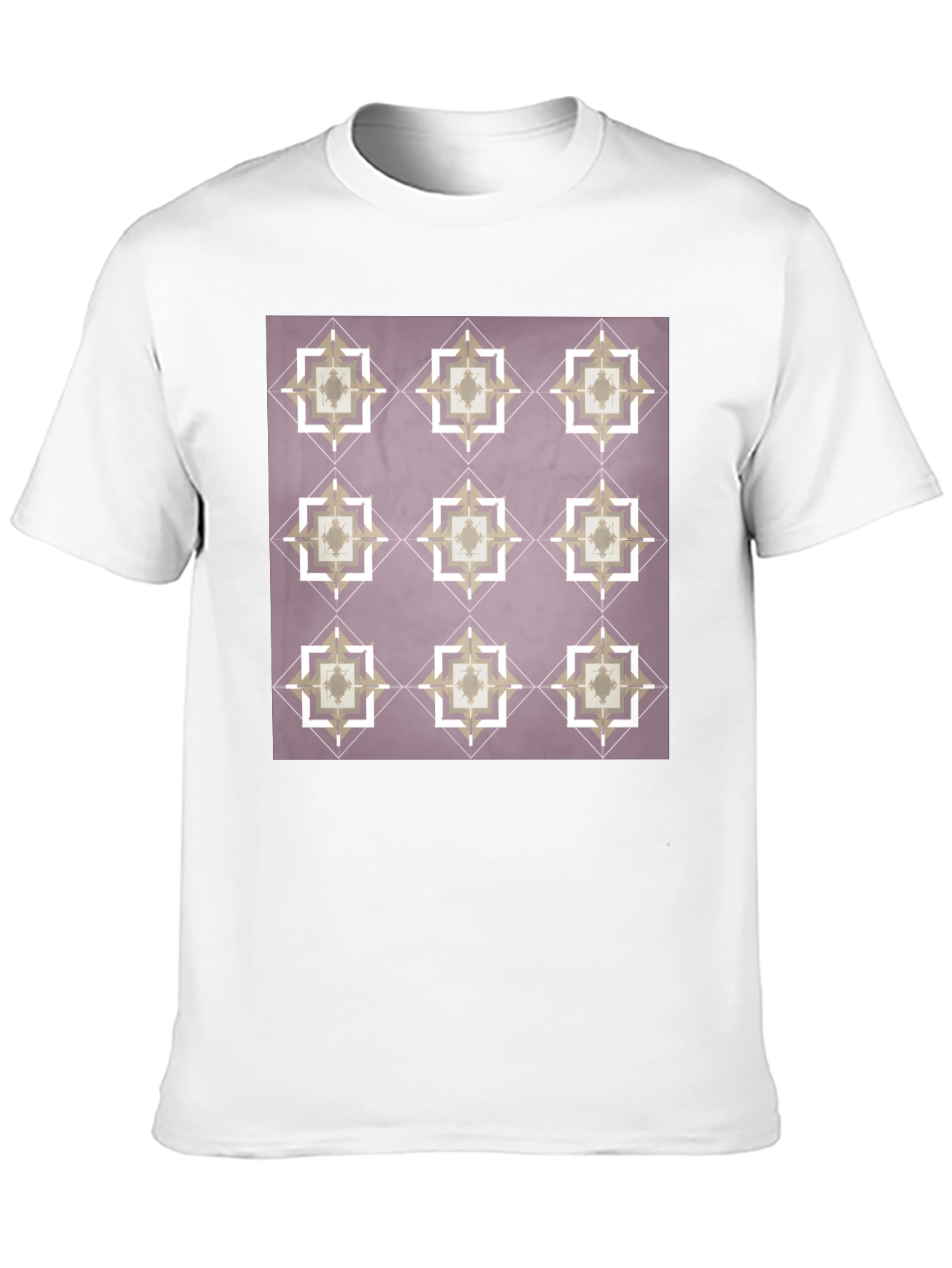 Geometric Pattern T-Shirt - Modern Style