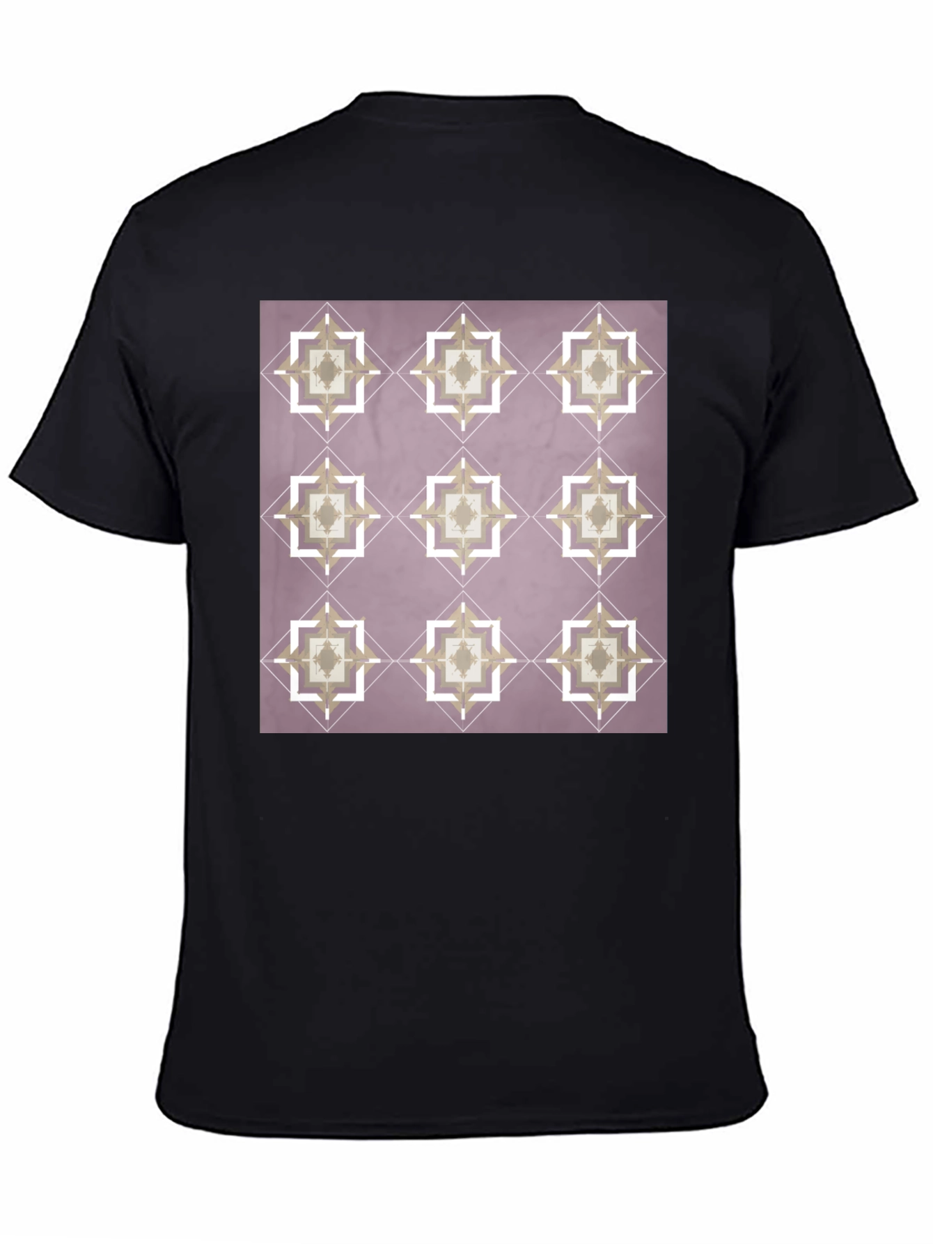 Geometric Pattern T-Shirt - Modern Style
