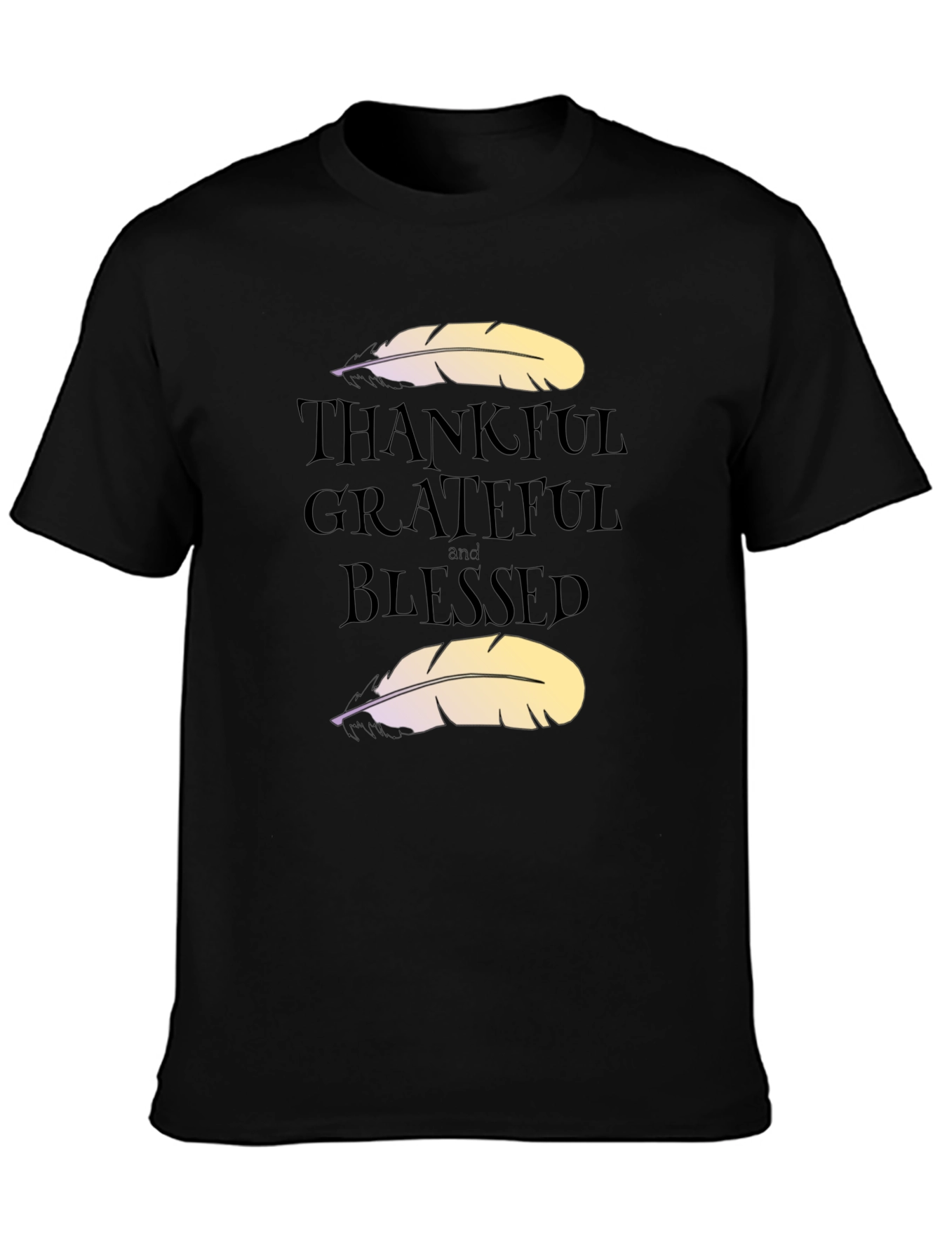 Thankful Grateful Blessed Graphic Tee