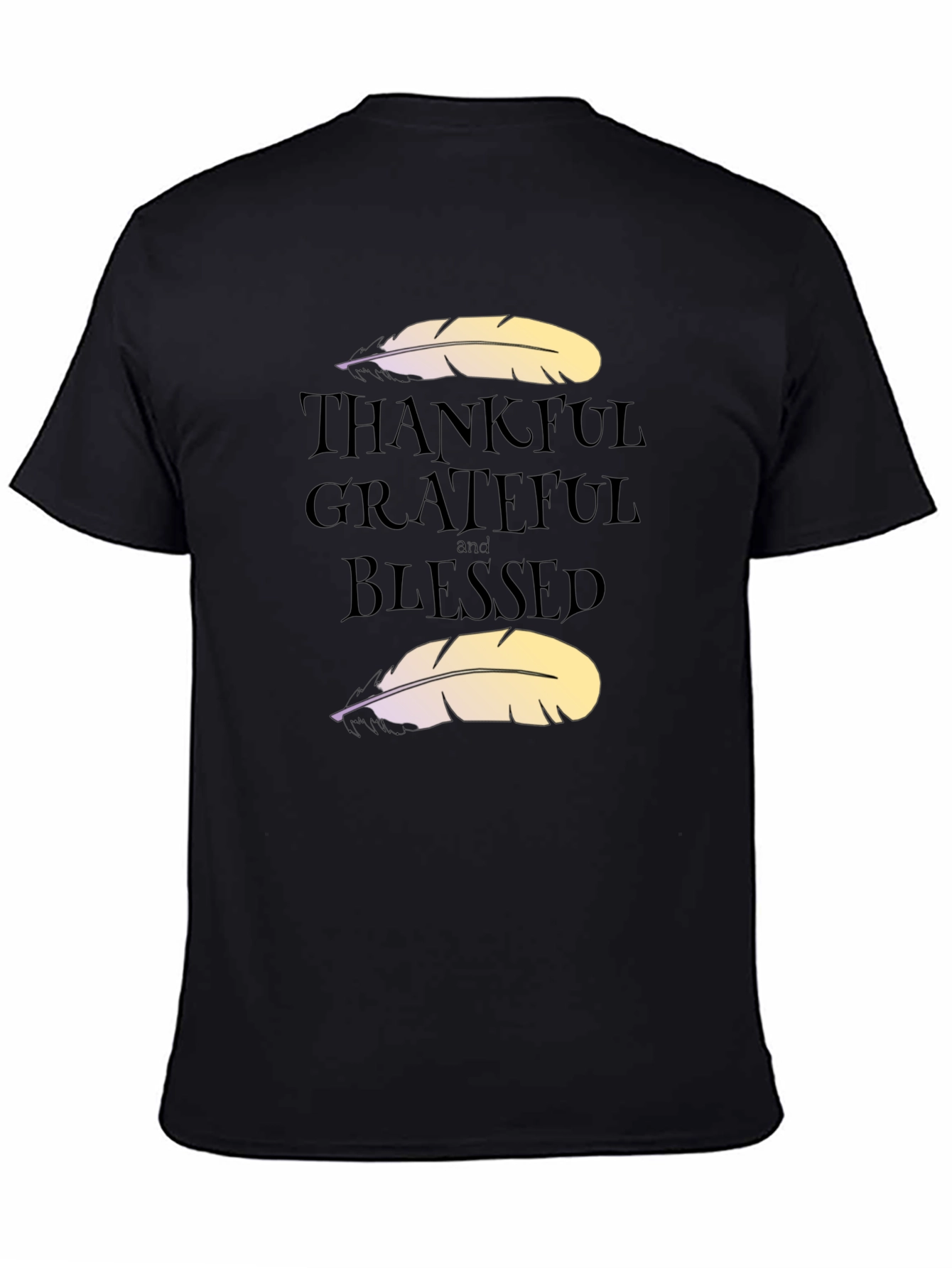 Thankful Grateful Blessed Graphic Tee